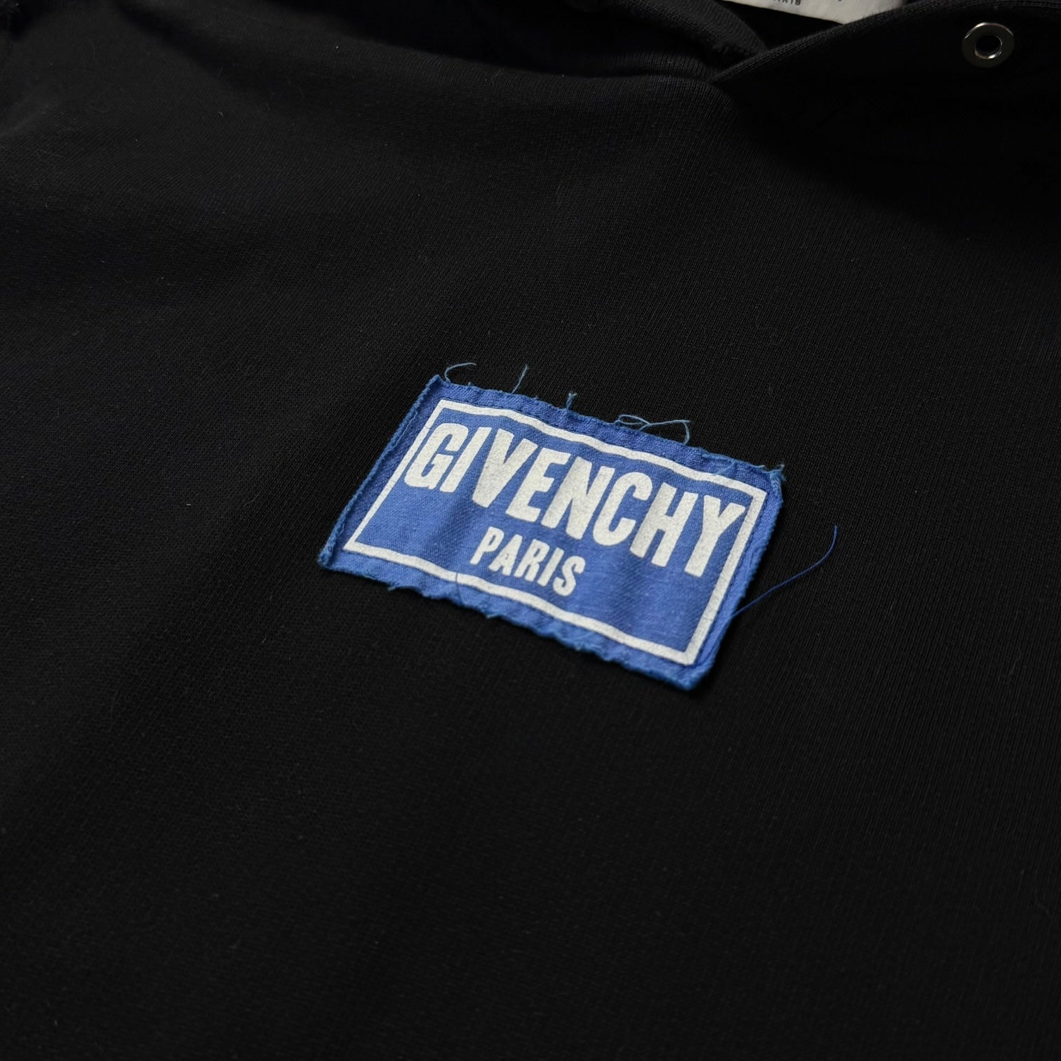 Givenchy Patch Hoodie Cuban Fit Black
