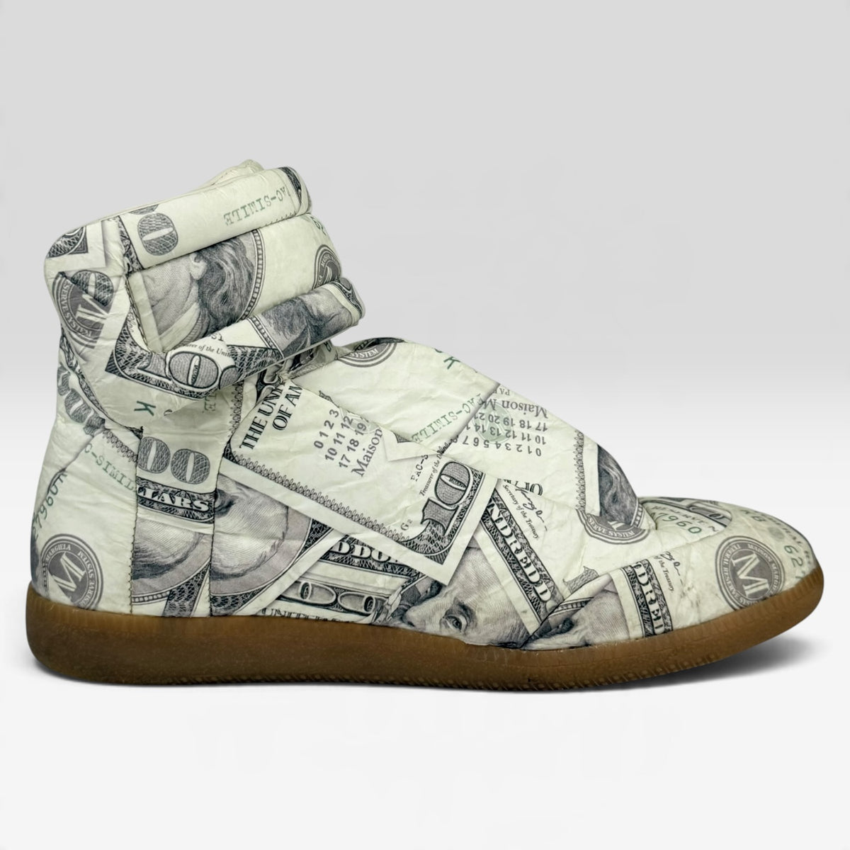 Maison Margiela Future High-Top Dollar Bill – Incaltaminte Femei MAISON MARGIELA la V STEALS