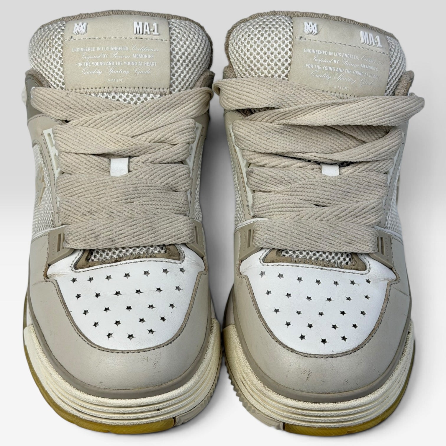 Amiri MA-1 Beige/White | Sneakers Amiri