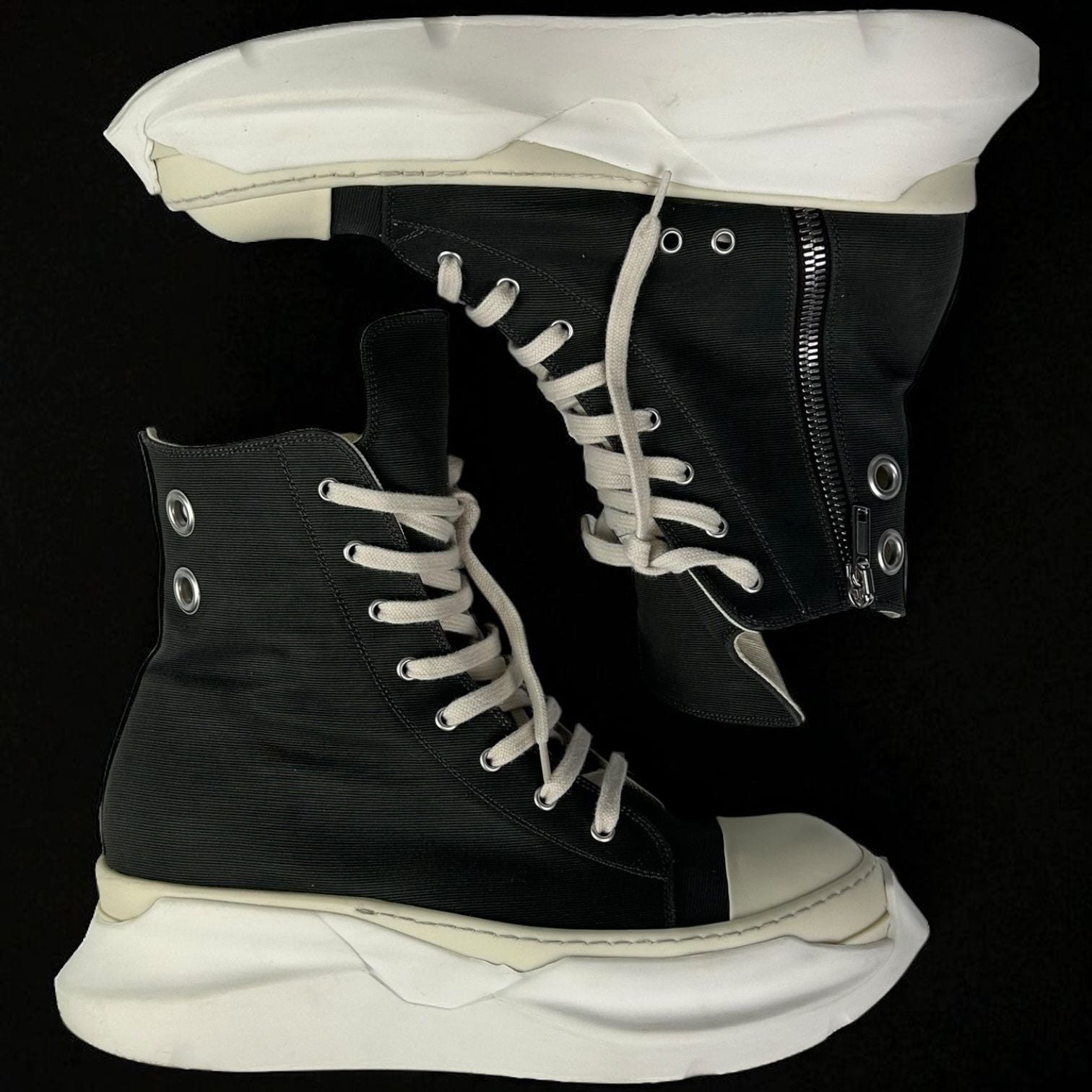 Rick Owens Ramones Abstract High Eyelets