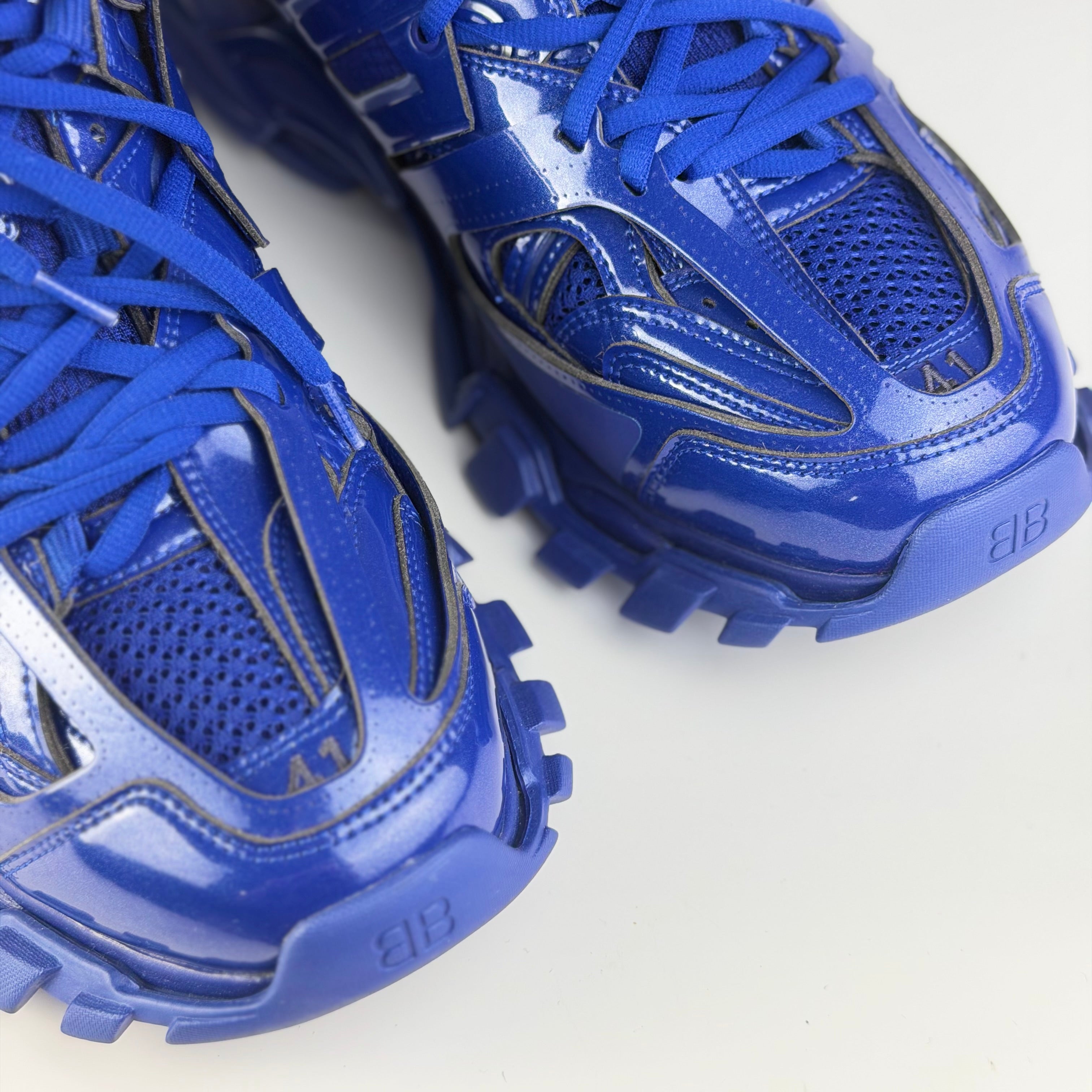 Balenciaga Track Metallic Indigo