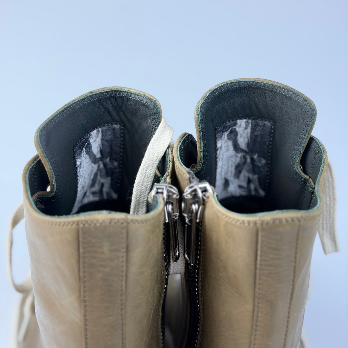 Rick Owens Leather Ramones