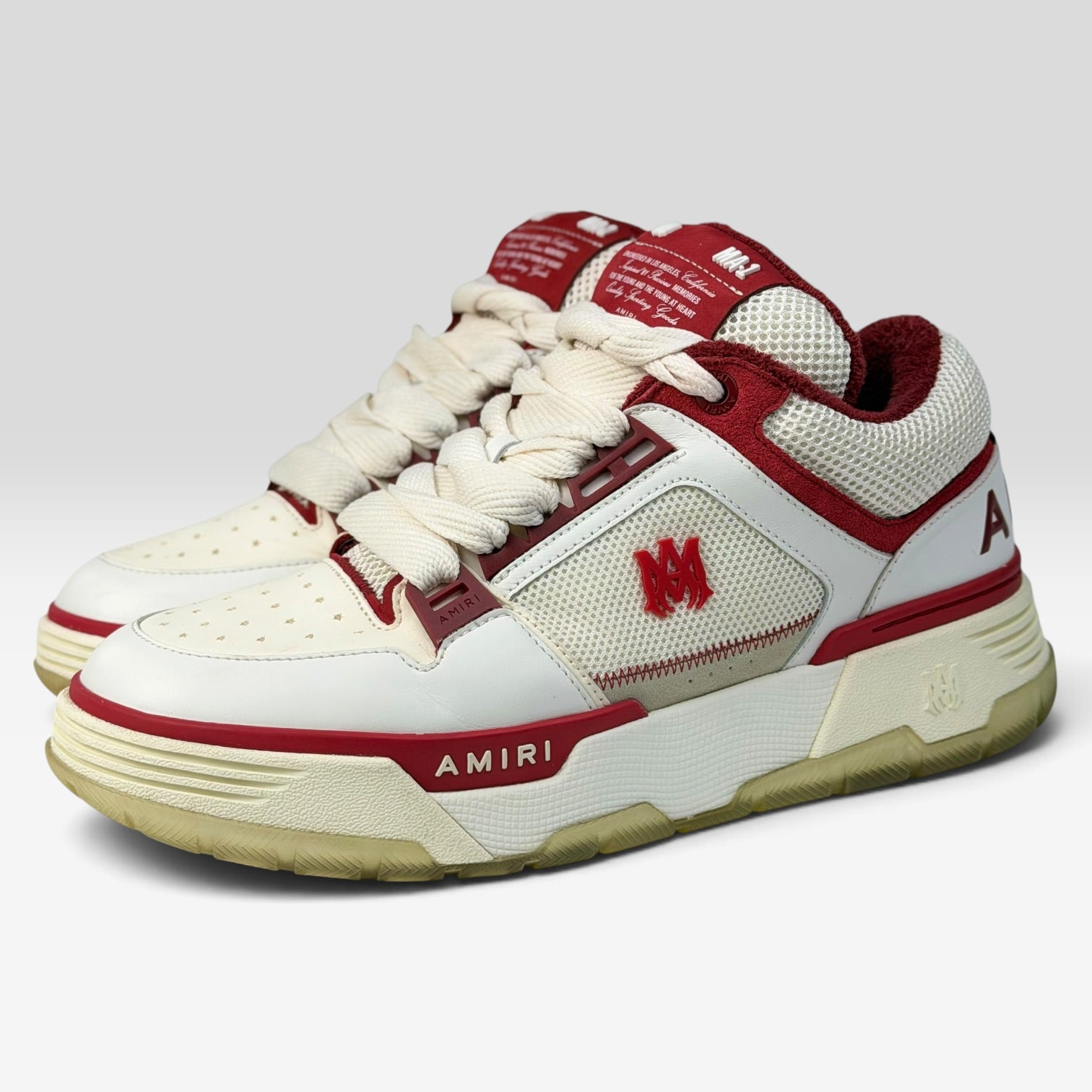Amiri MA-1 White/Red | Sneakers Amiri