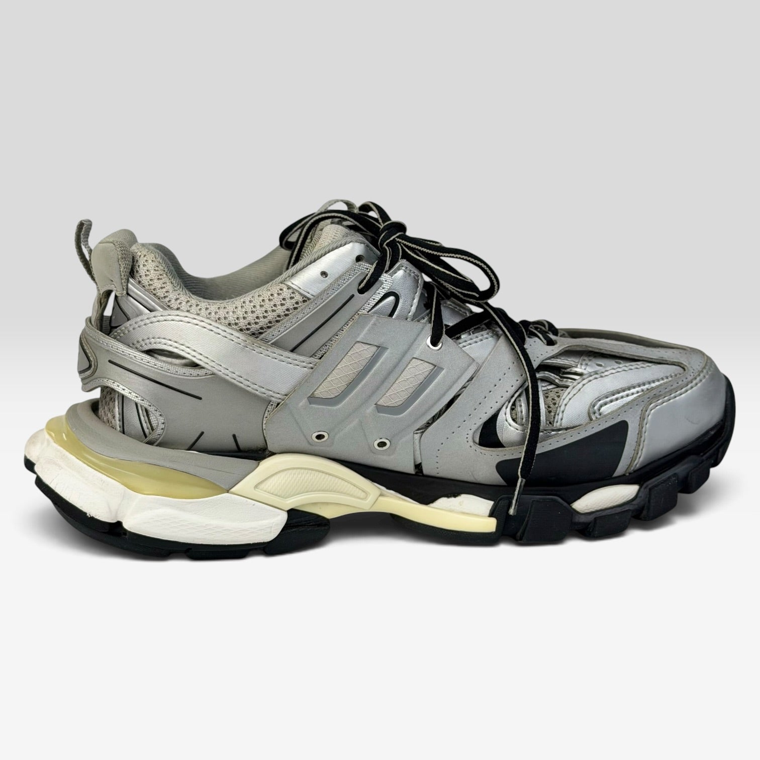 Balenciaga Track Metallic Silver