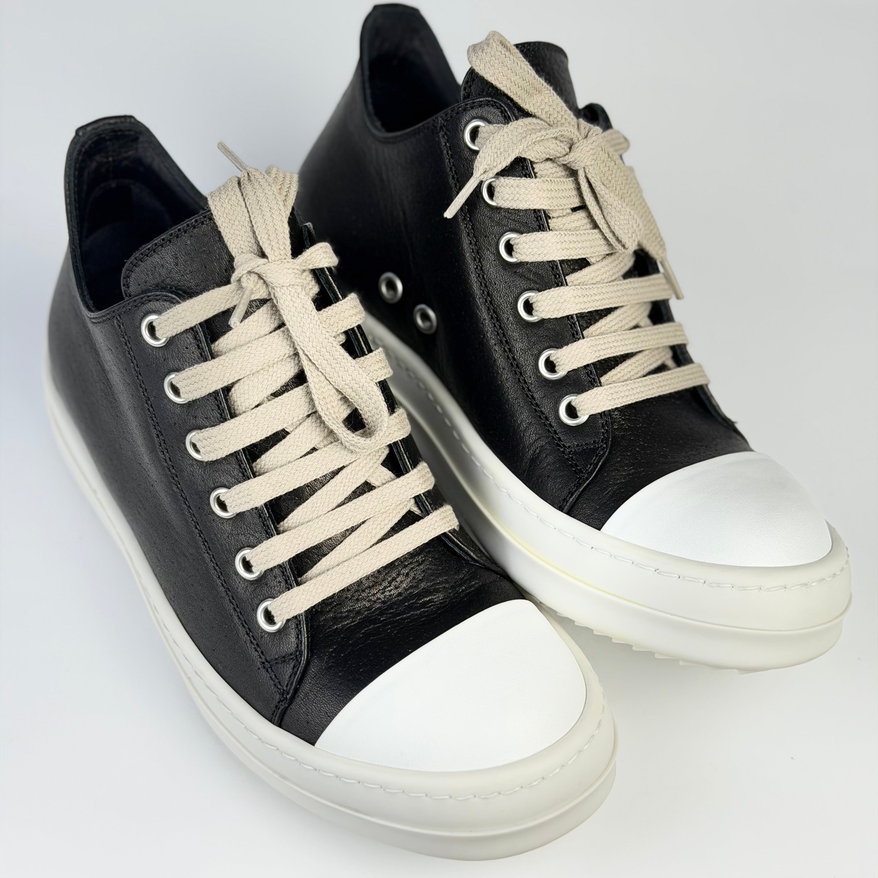 Rick Owens Grained Leather Ramones