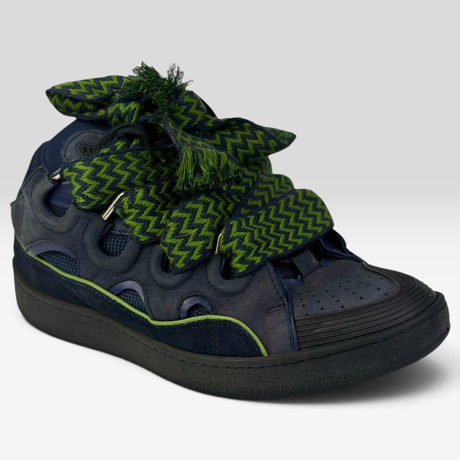 Lanvin Curb Blue/Green | Sneakers Lanvin