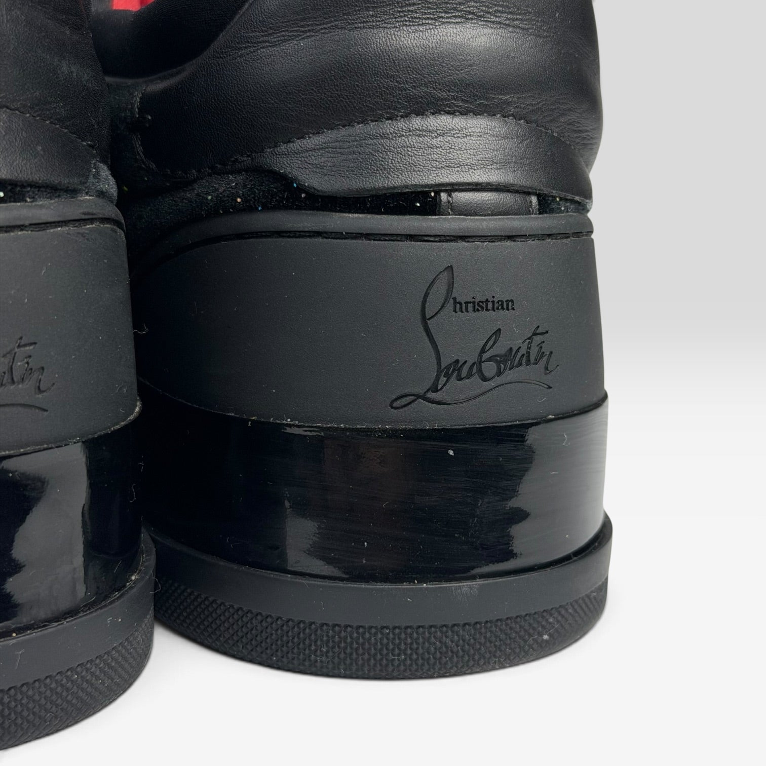 Christian Louboutin Aurelien Low-Top Black Glitter