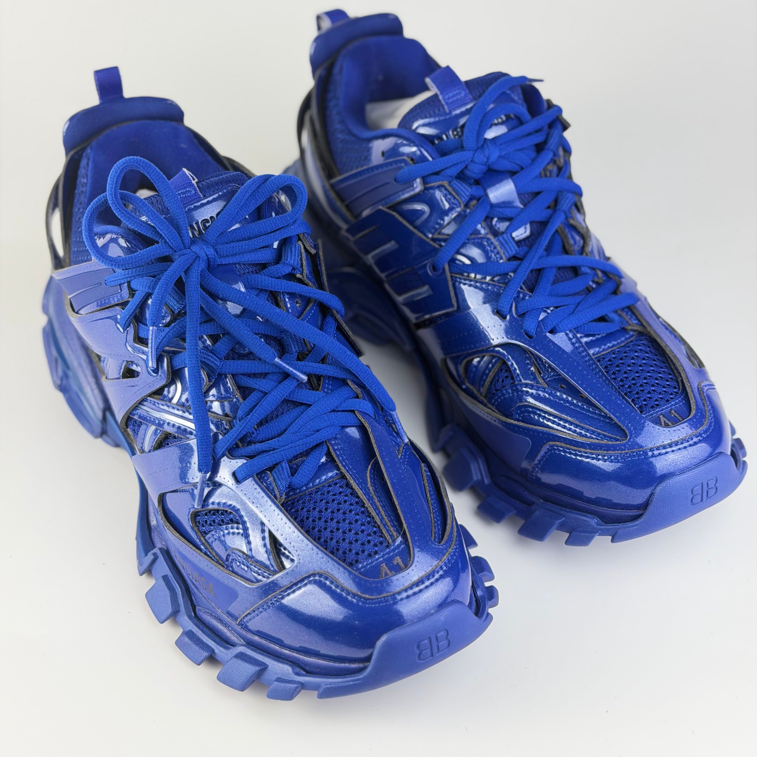 Balenciaga Track Metallic Indigo