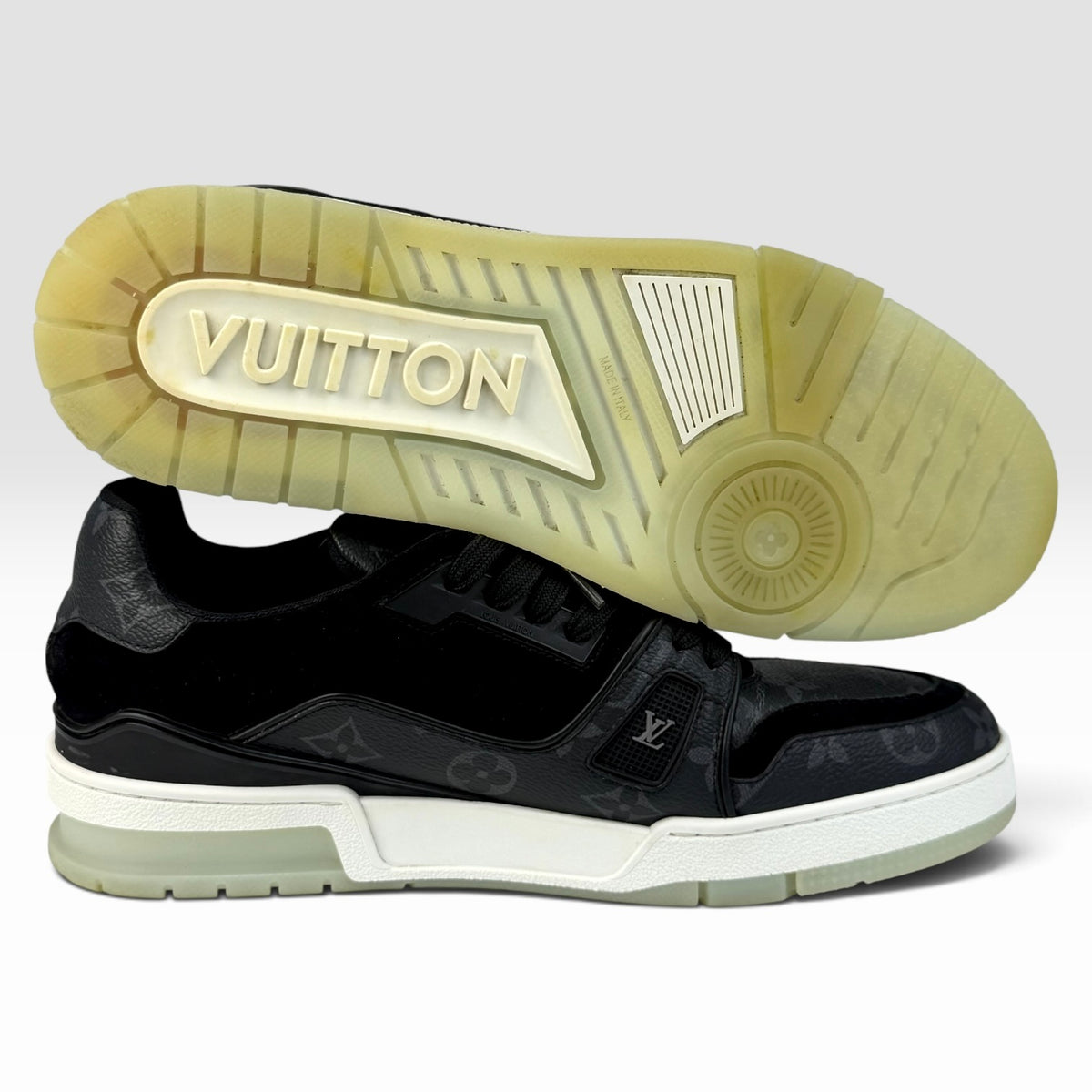 Louis Vuitton LV Trainer Black Monogram