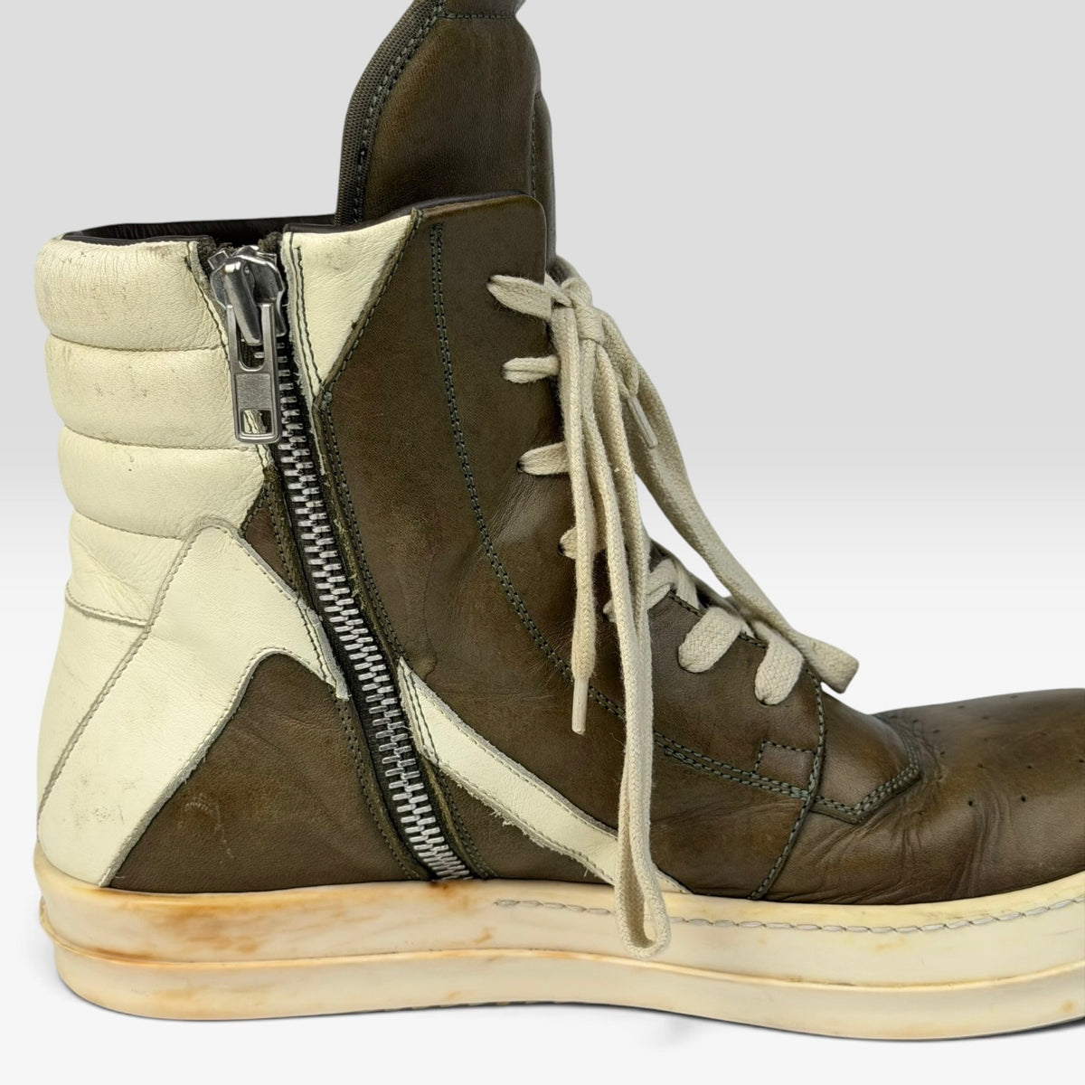 Rick Owens Geobasket Brown/Milk 2016