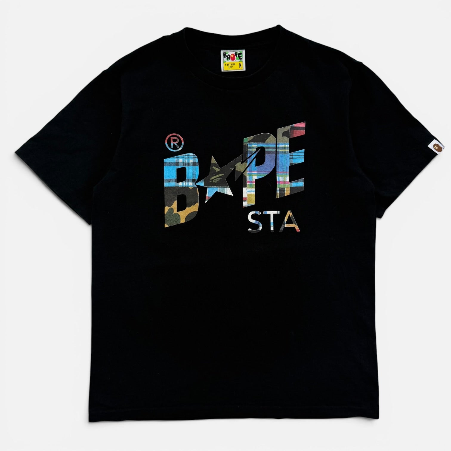 Bape Patchwork Bapesta Logo T-shirt
