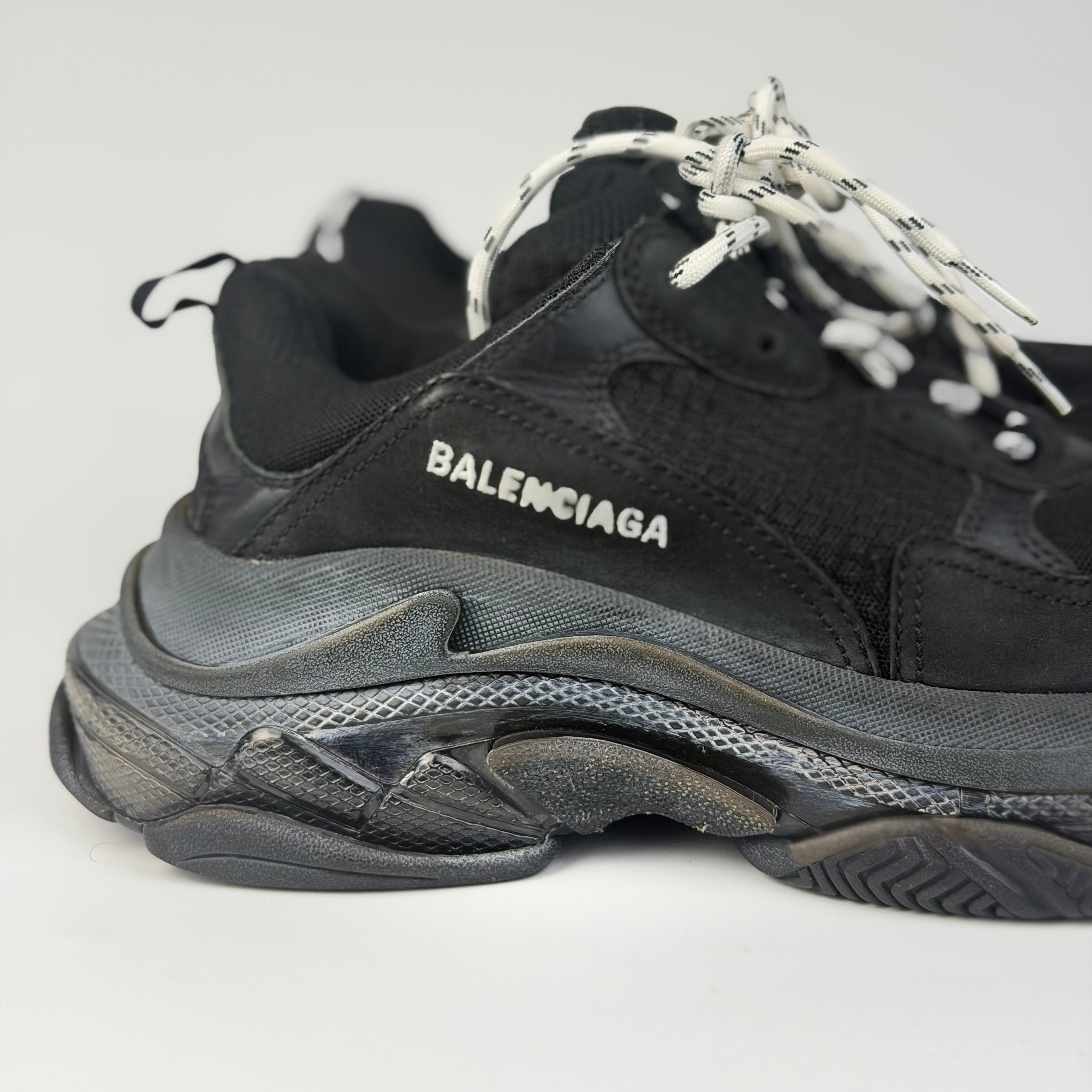 Balenciaga Triple S Black Clear Sole