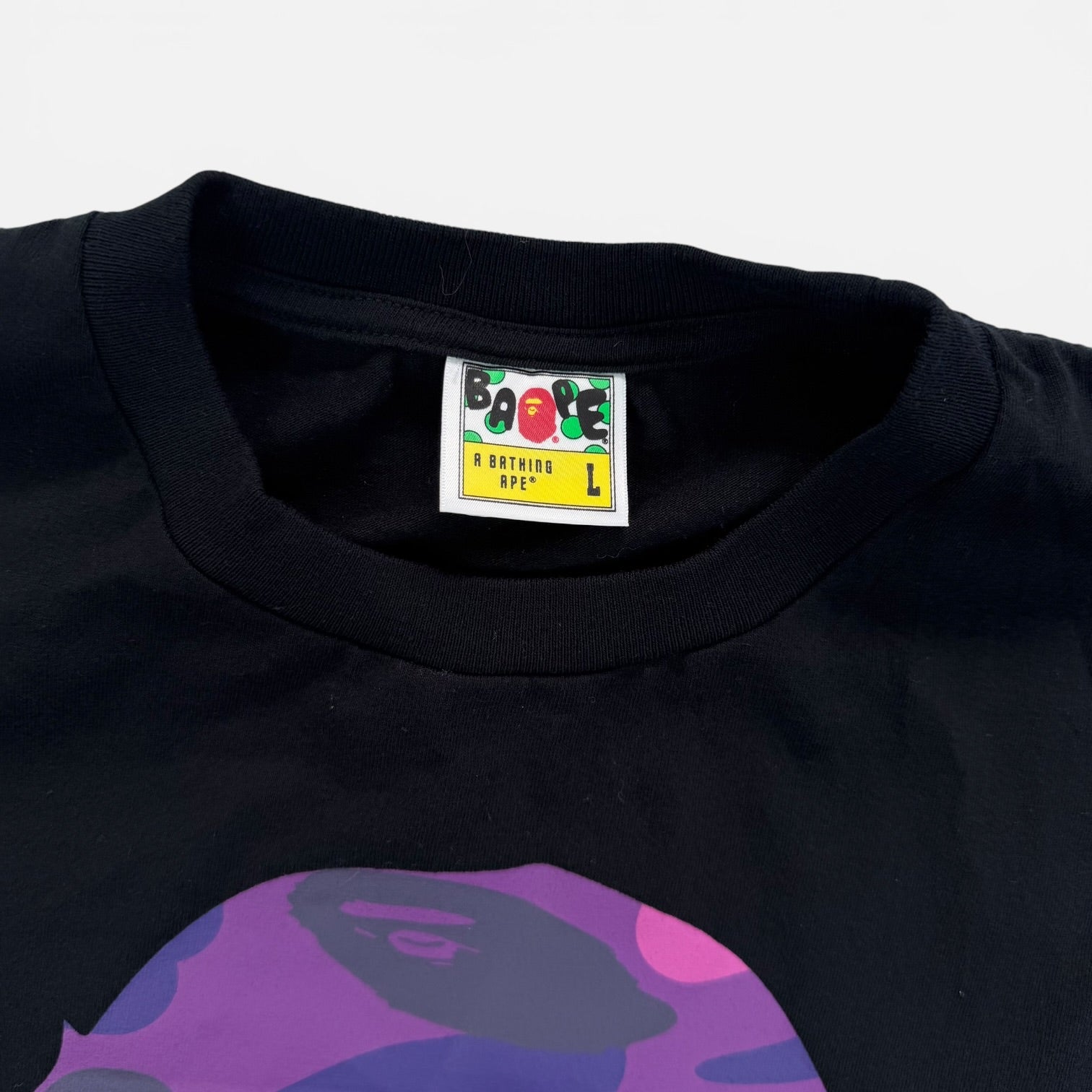 Bape Color Camo Big Ape Head T-shirt