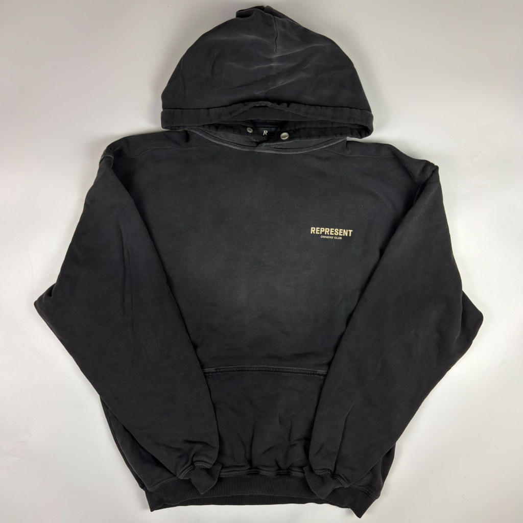Represent Owner's Club Hoodie Faded Black