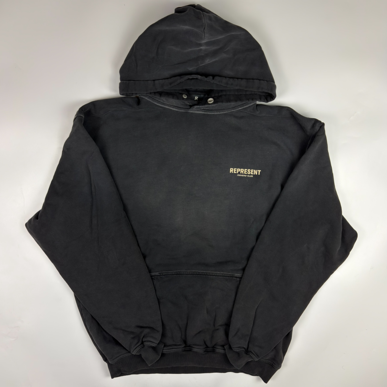 Represent Owner's Club Hoodie Faded Black
