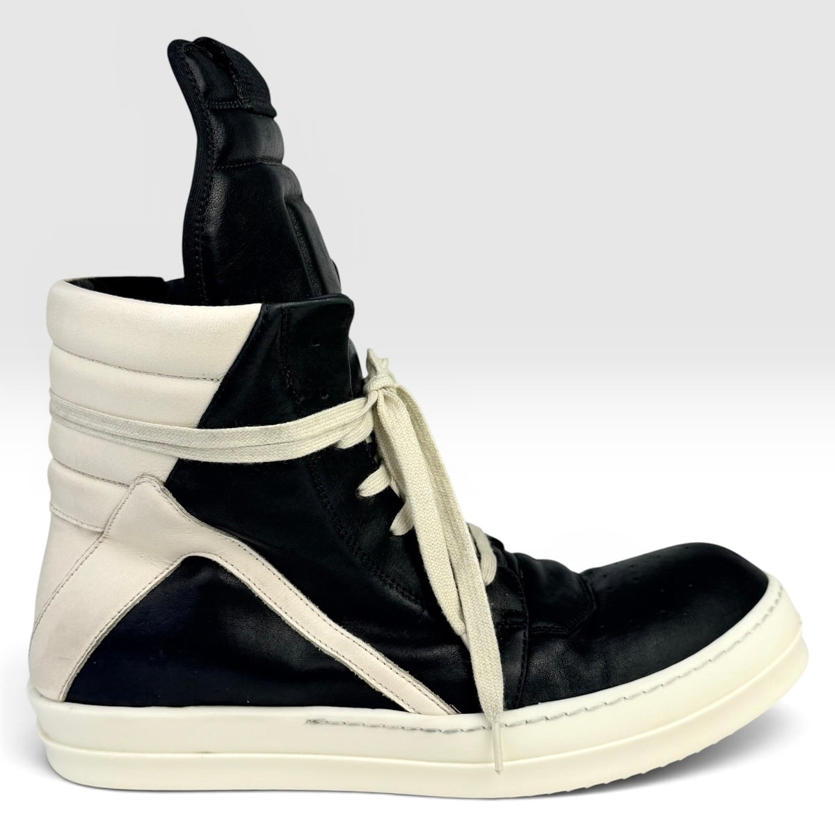 Rick Owens Geobasket Black/Milk