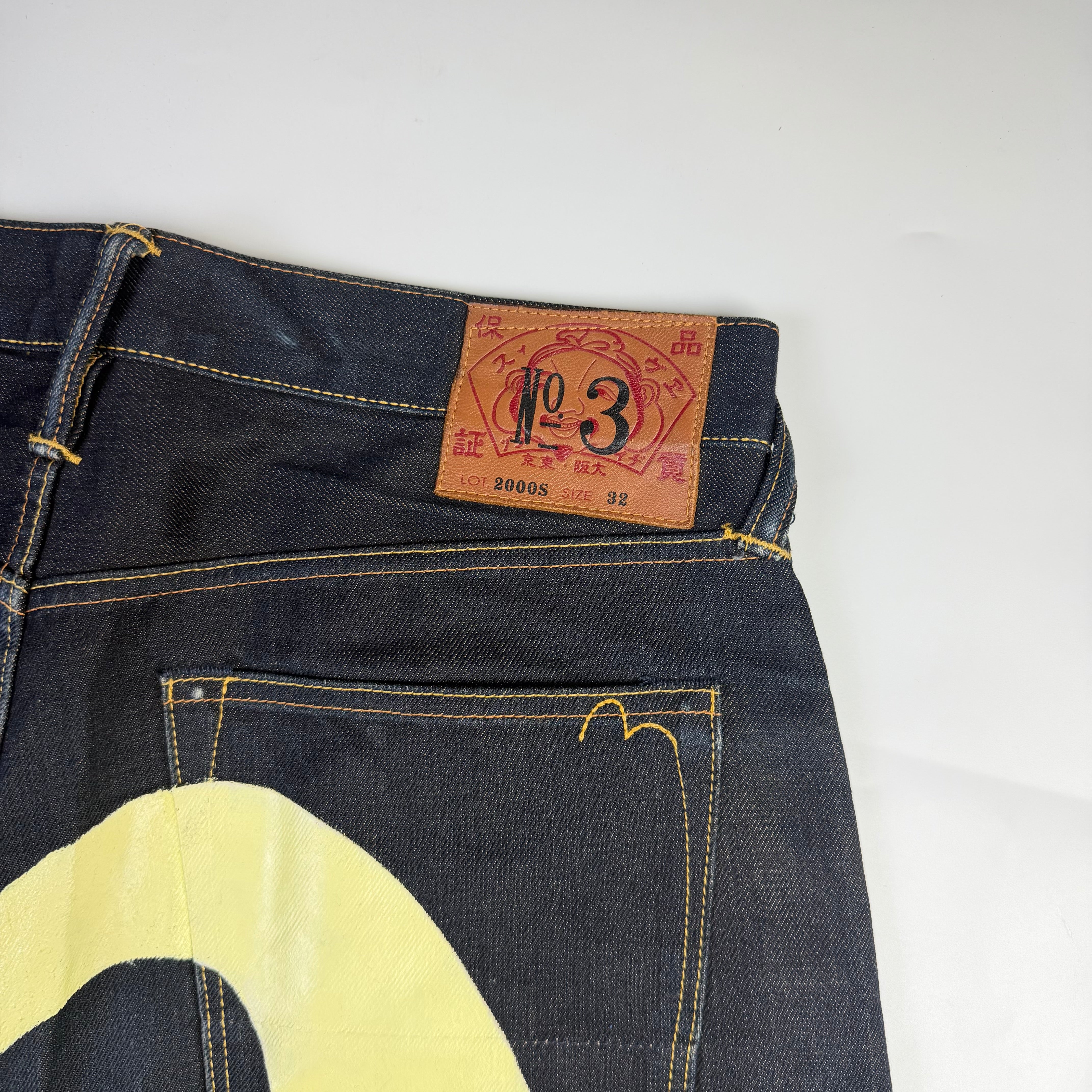 Evisu No.3 Daicock Sakura Japanese Denim Shorts