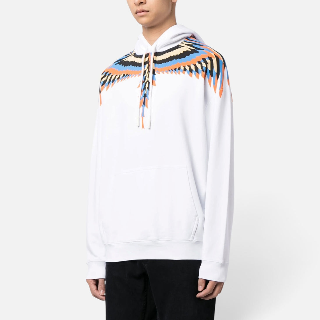 Marcelo Burlon Wings Hoodie White