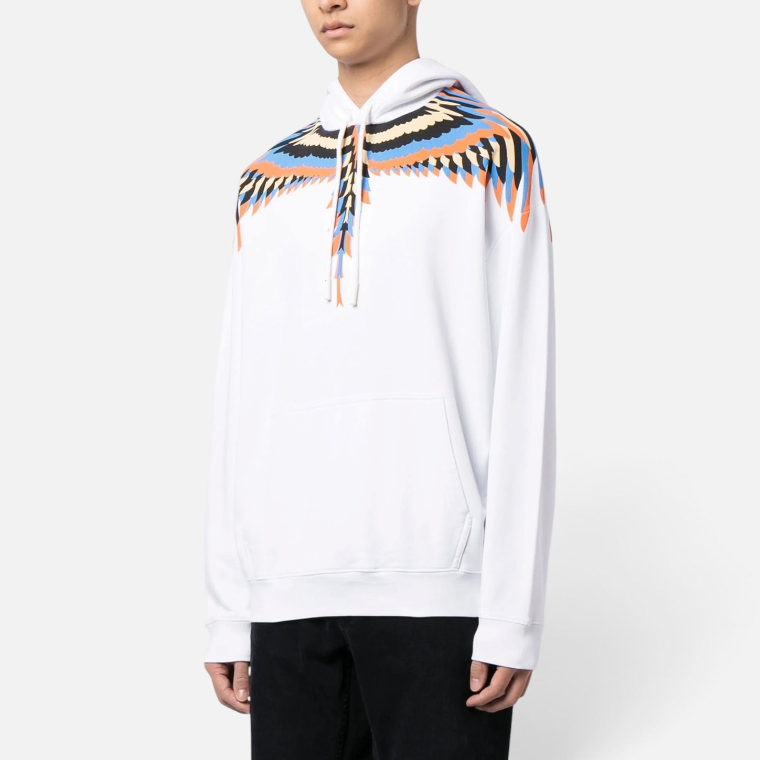 Marcelo Burlon Wings Hoodie White