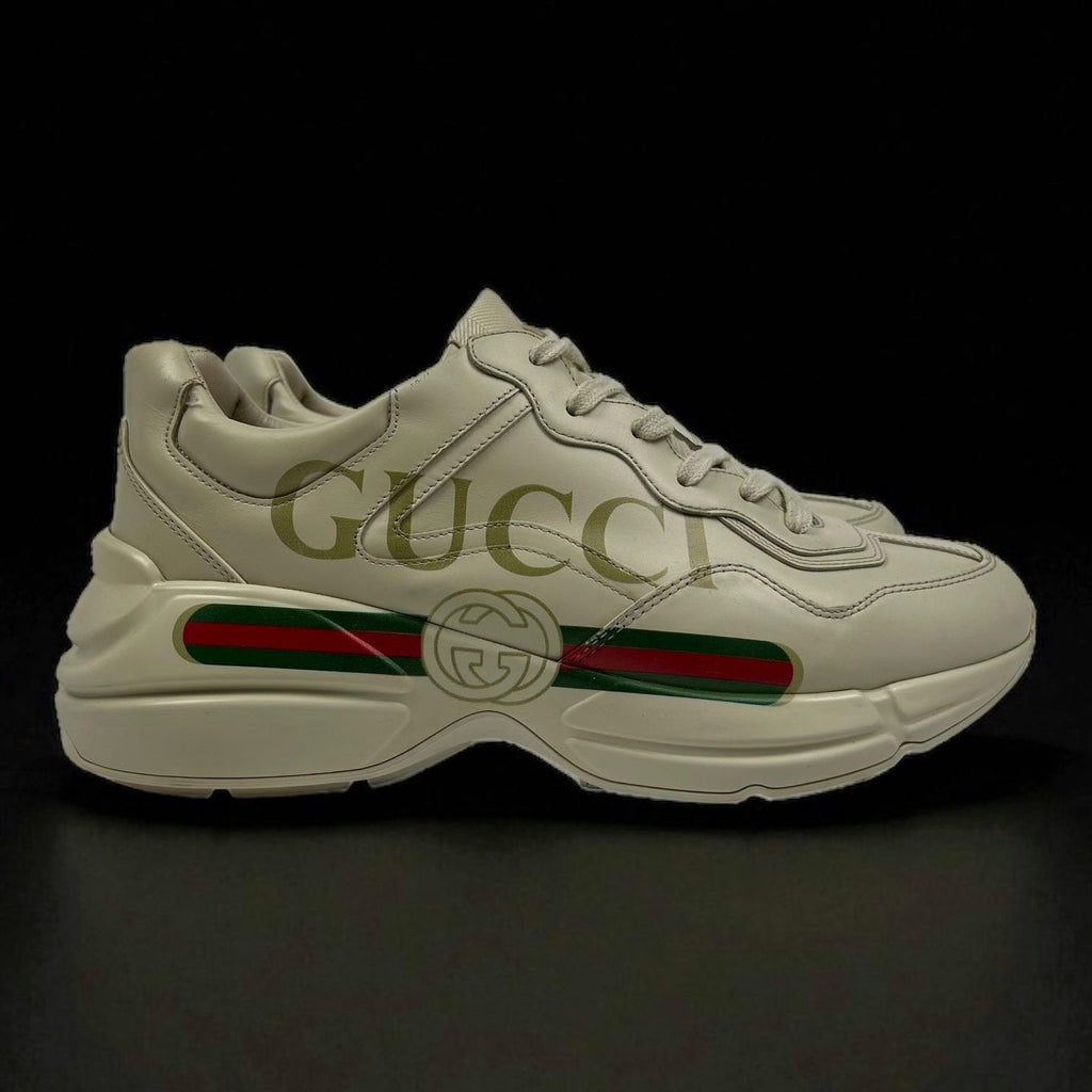 Gucci Rhyton Leather Sneakers