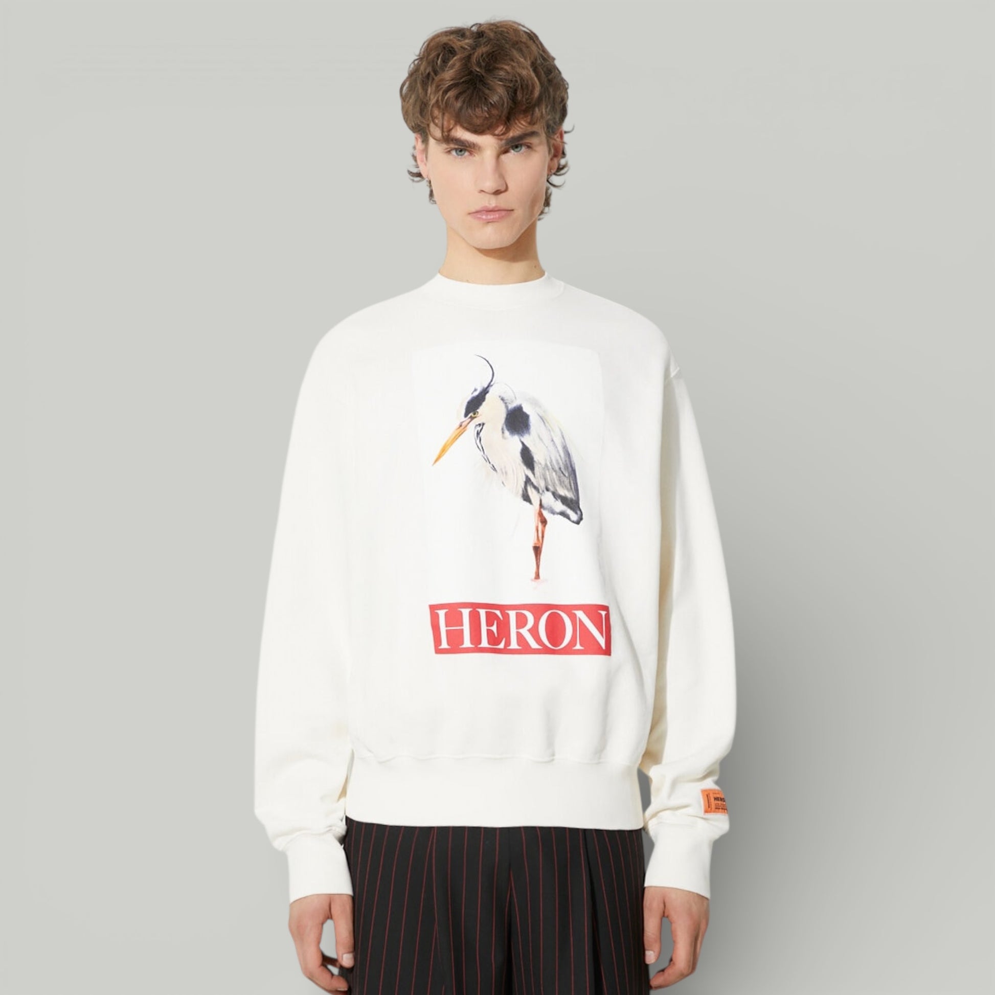 Heron Preston Bird Painted Crewneck