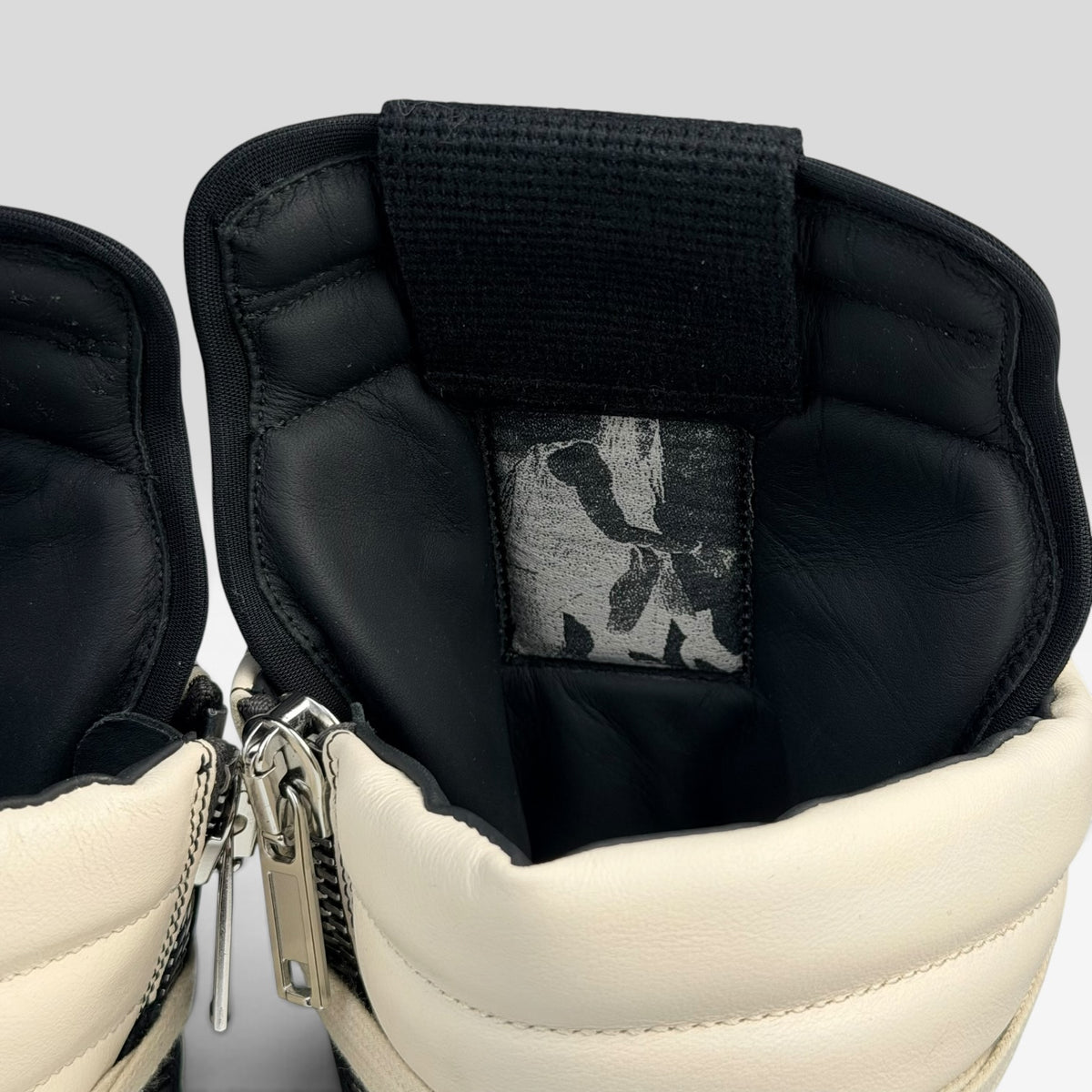Rick Owens Geobasket Black/Milk