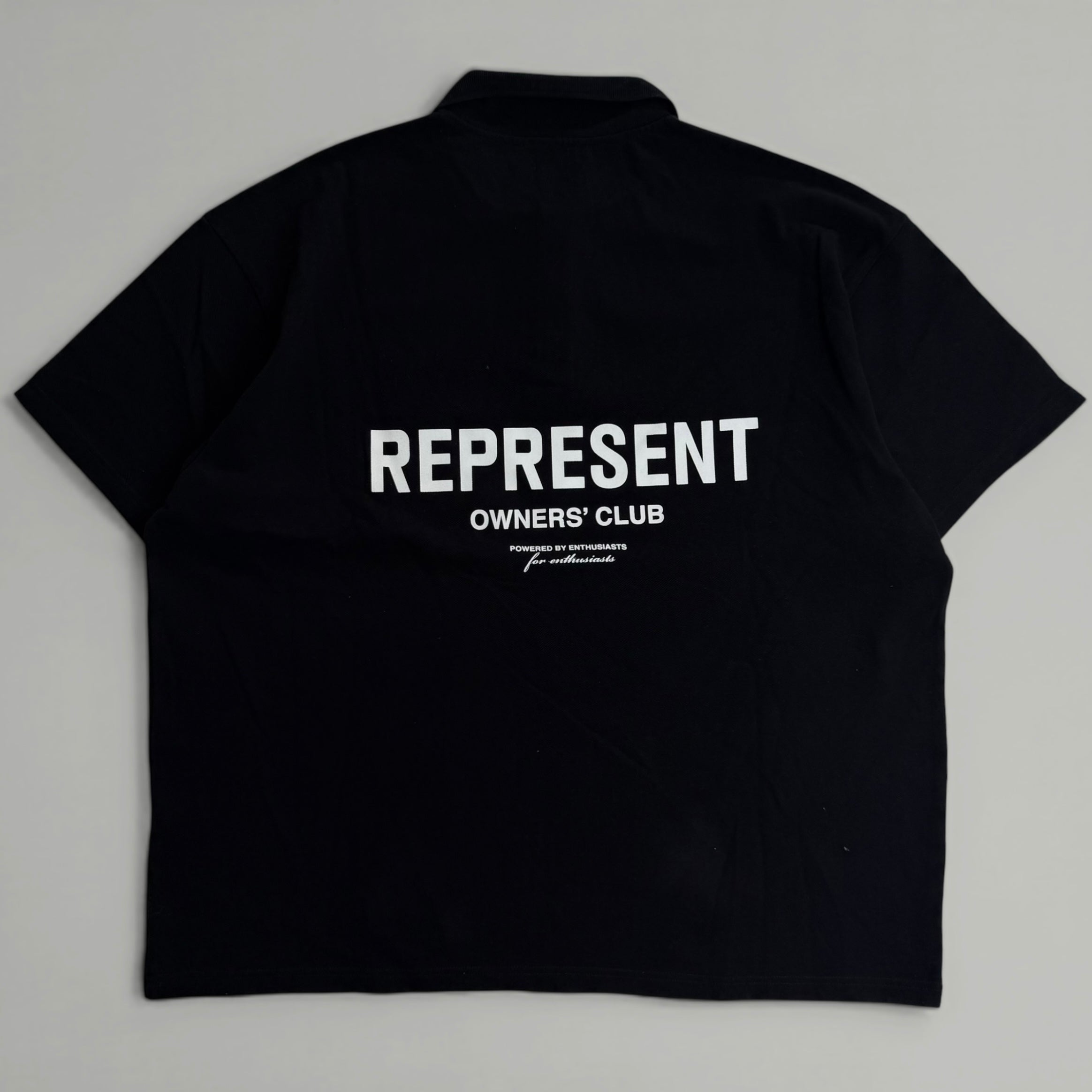 Represent Polo Black T-shirt
