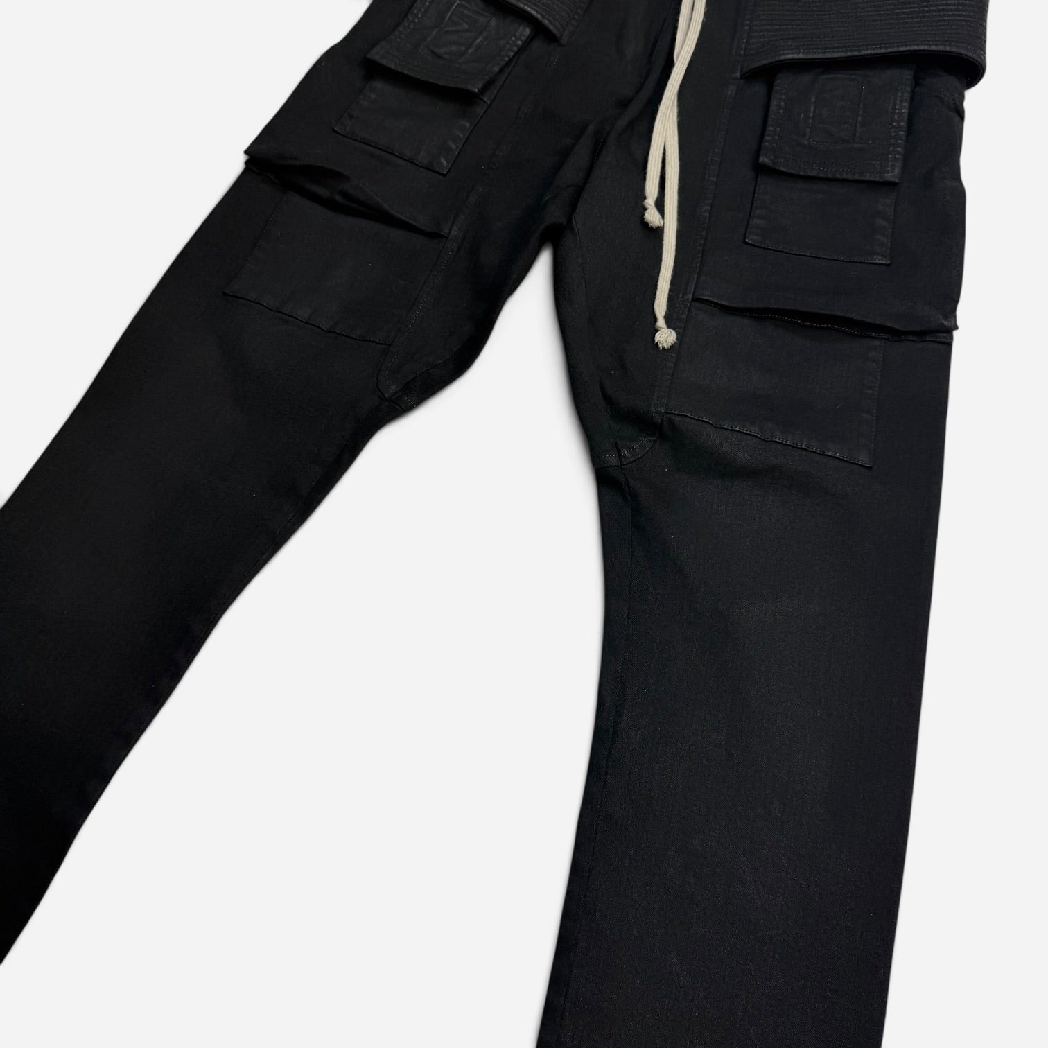 Rick Owens DRKSHDW Creatch Cargo Waxed Pants