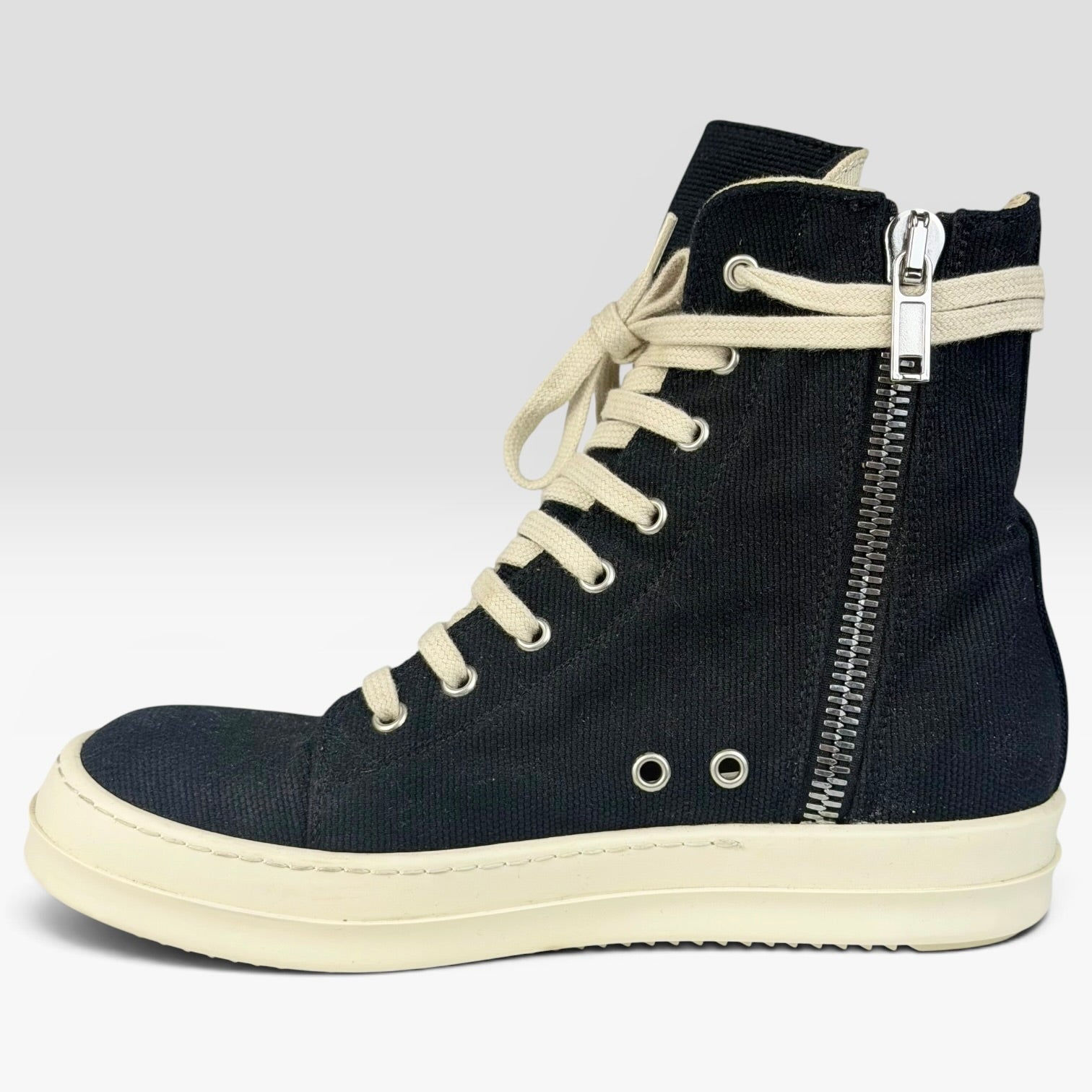 Rick Owens DRKSHDW Vegan Ramones High Black | Sneakers Rick Owens