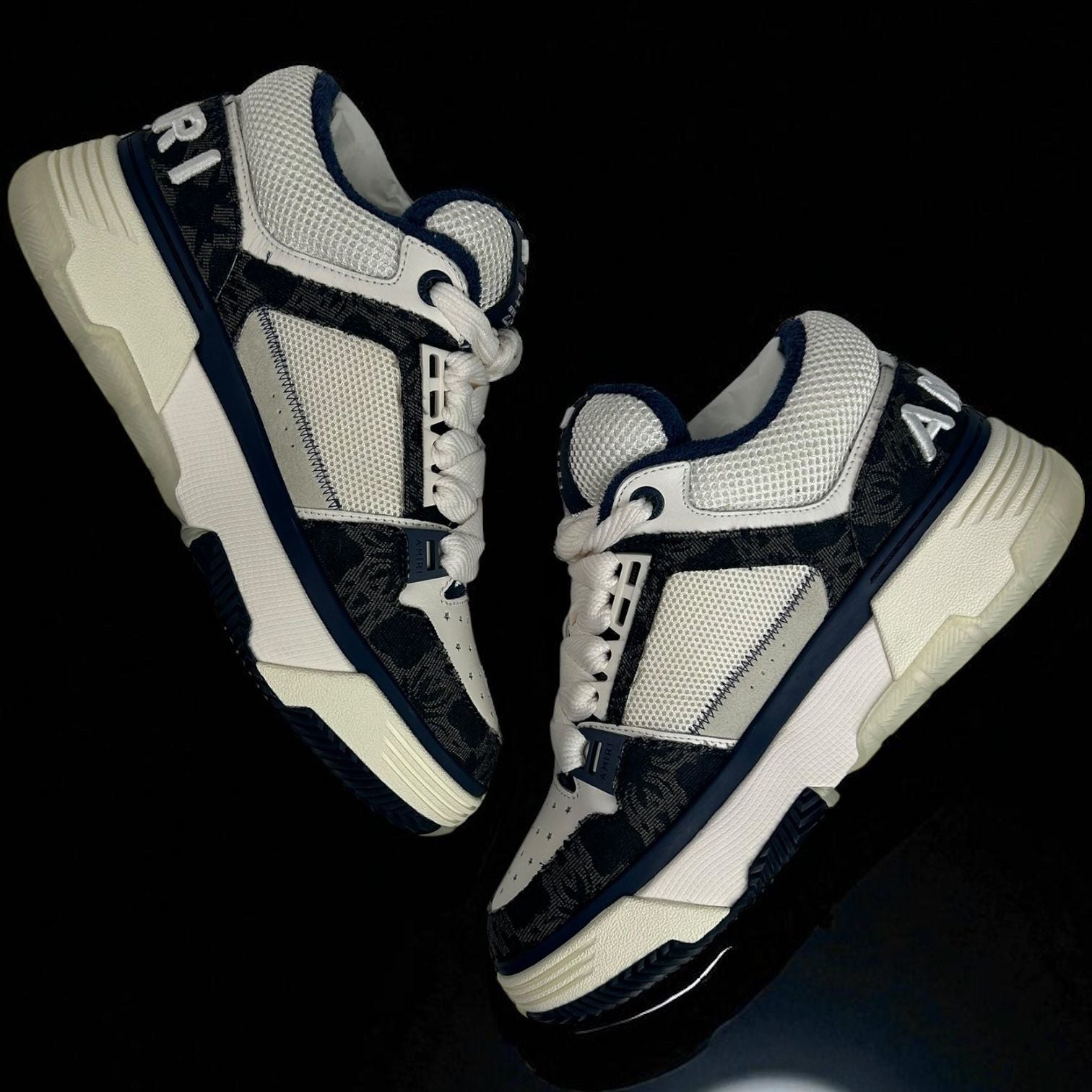 Amiri MA-1 Blue Bandana Denim