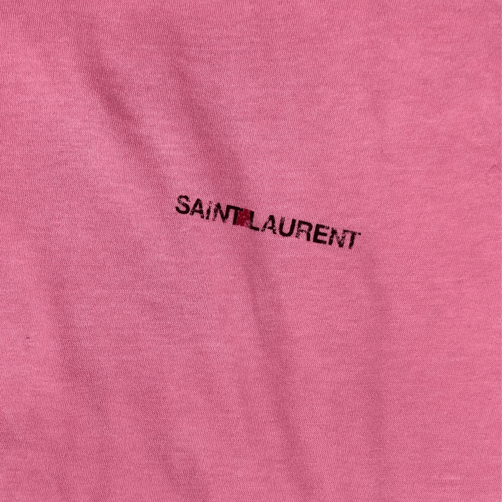Saint Laurent Paris Washed Logo T-shirt - V STEALS