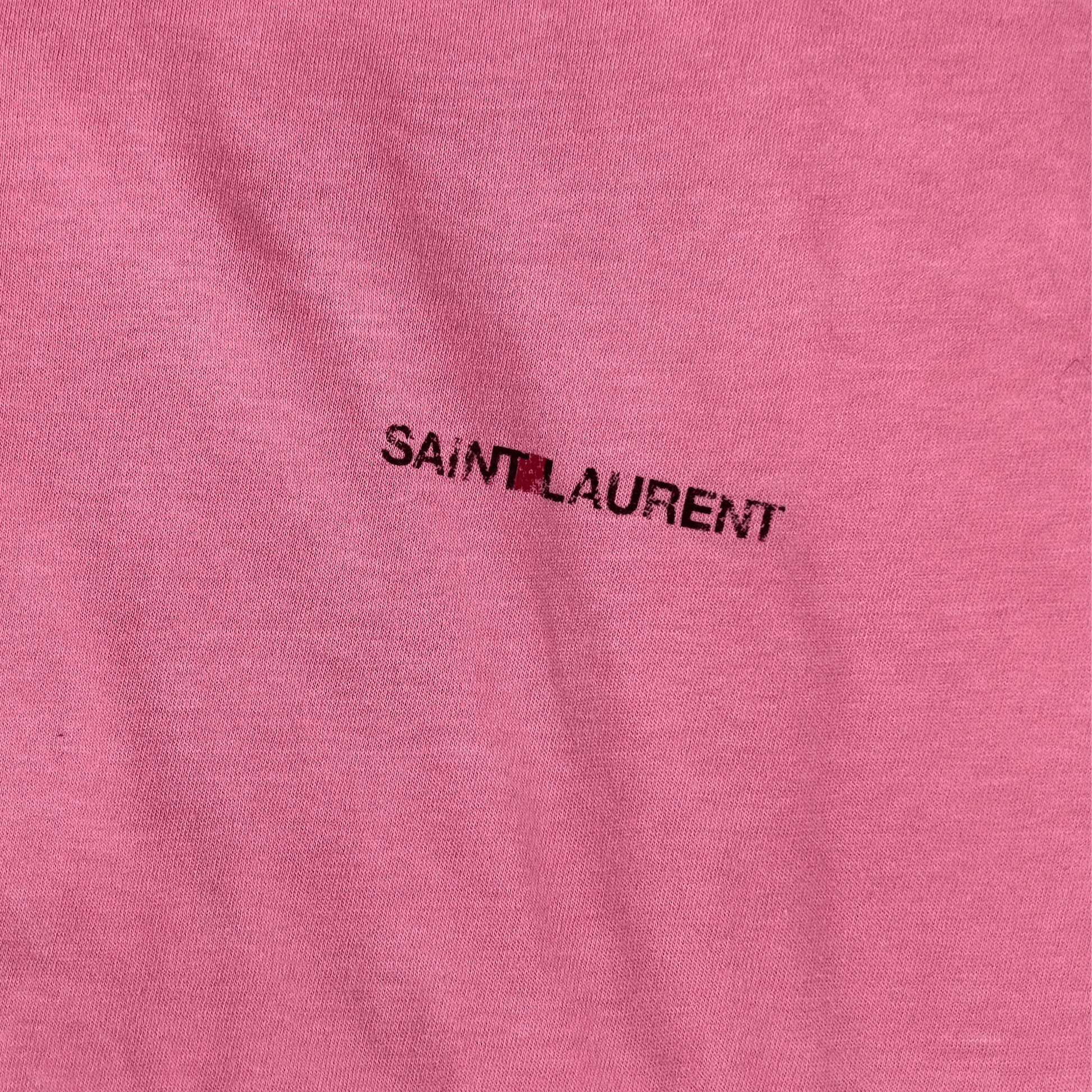 Saint Laurent Paris Washed Logo T-shirt - V STEALS