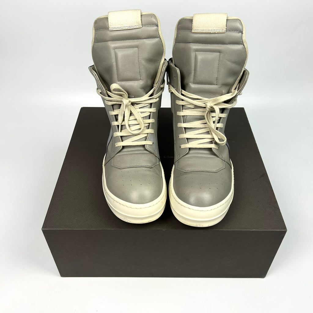 Rick Owens Geobasket Grey Reflective