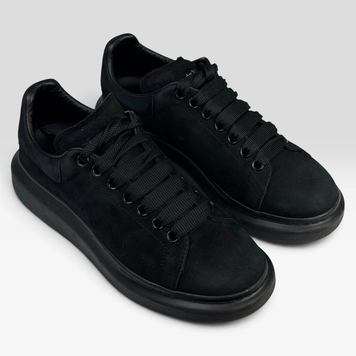 Alexander McQueen Oversized Sneaker Black Suede