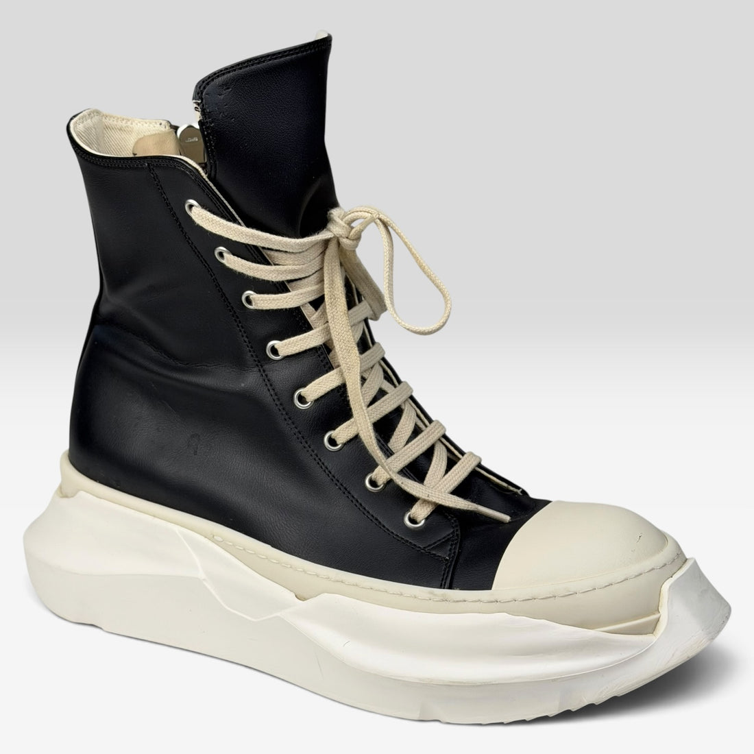 Rick Owens DRKSHDW Abstract Ramones High Vegan Leather