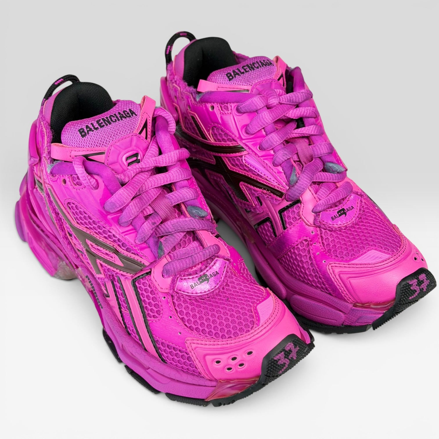 Balenciaga Runner Fuchsia Pink Sneakers