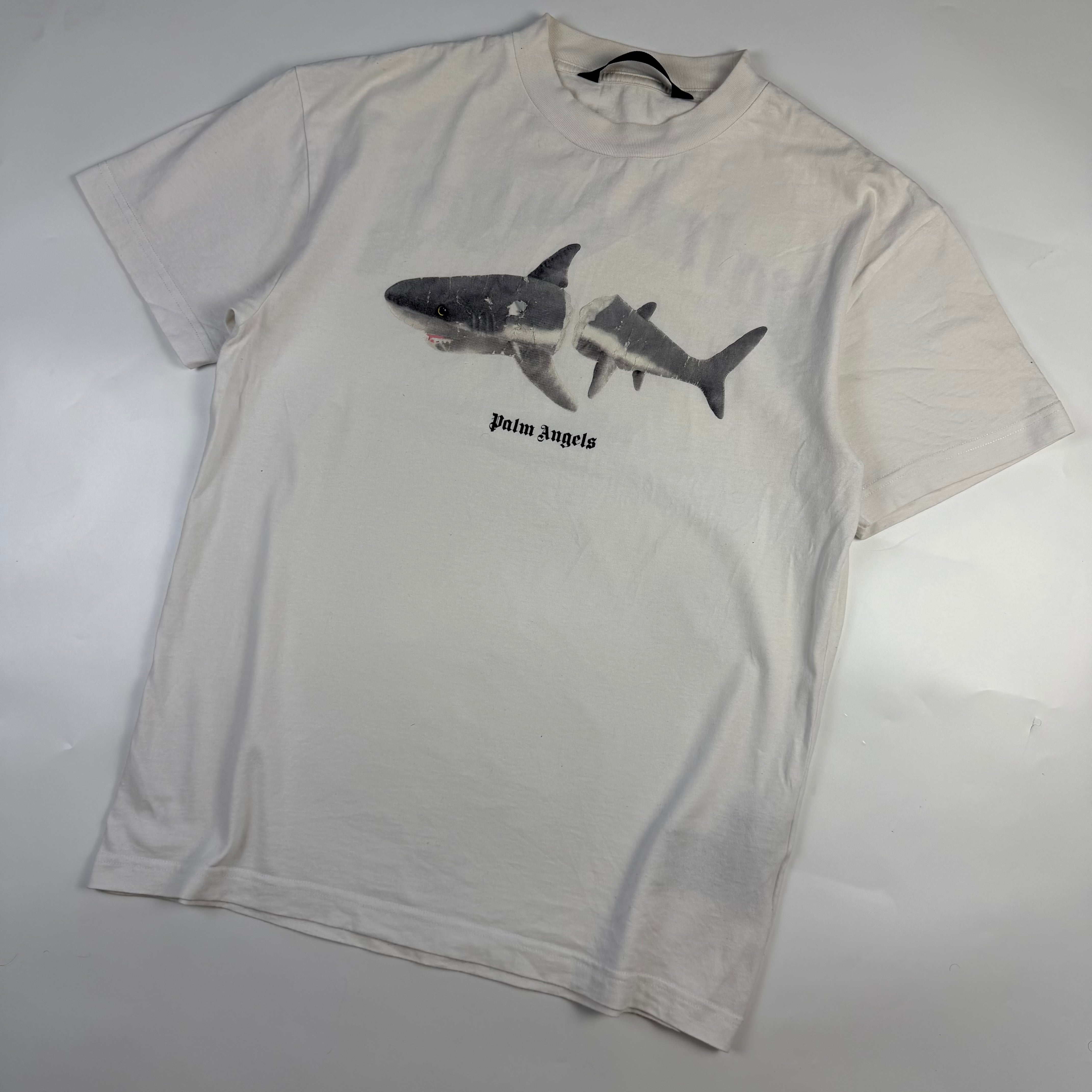 Palm Angels Shark T-Shirt White