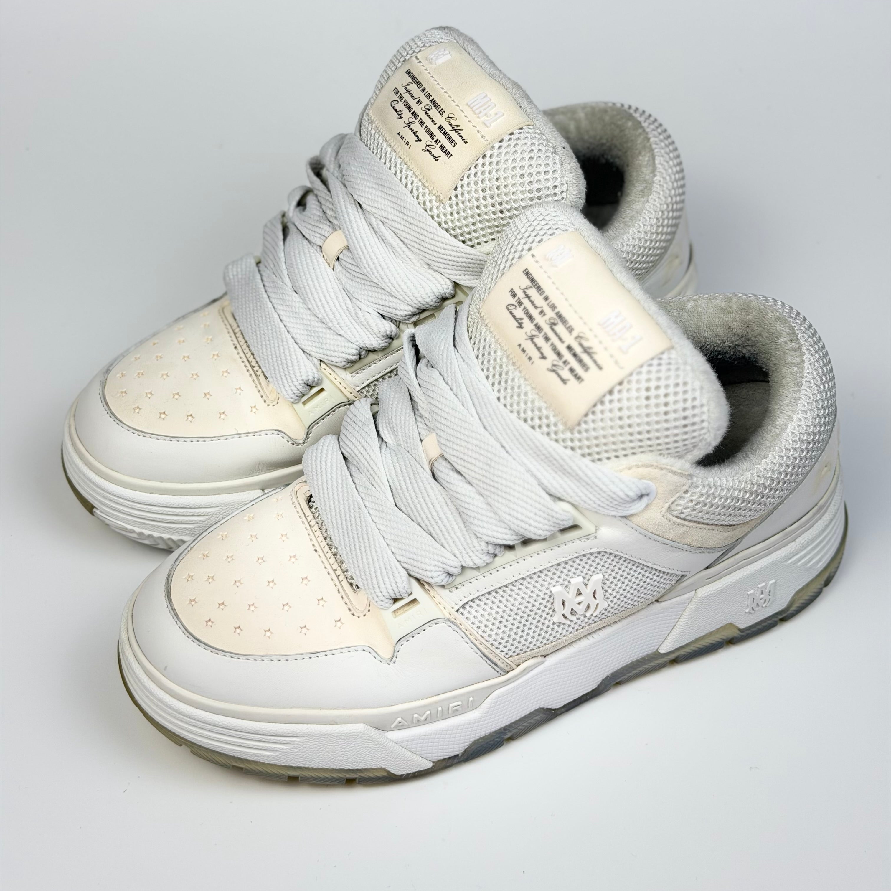 Amiri MA-1 Alabaster White Sneakers