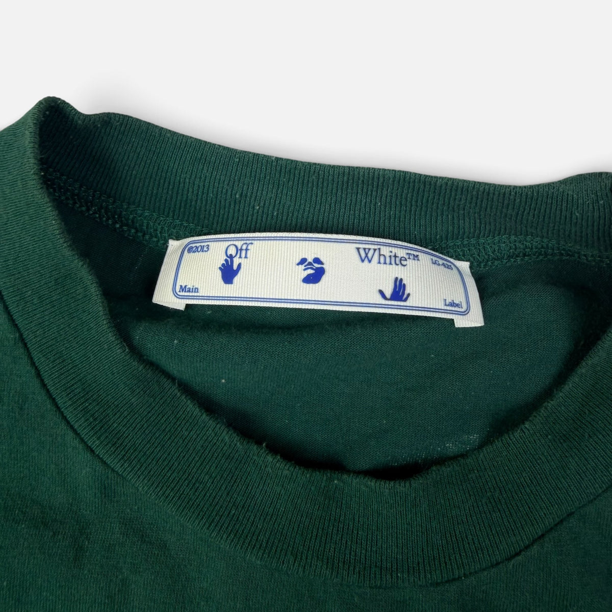 Off-White Hand Painted T-Shirt Green