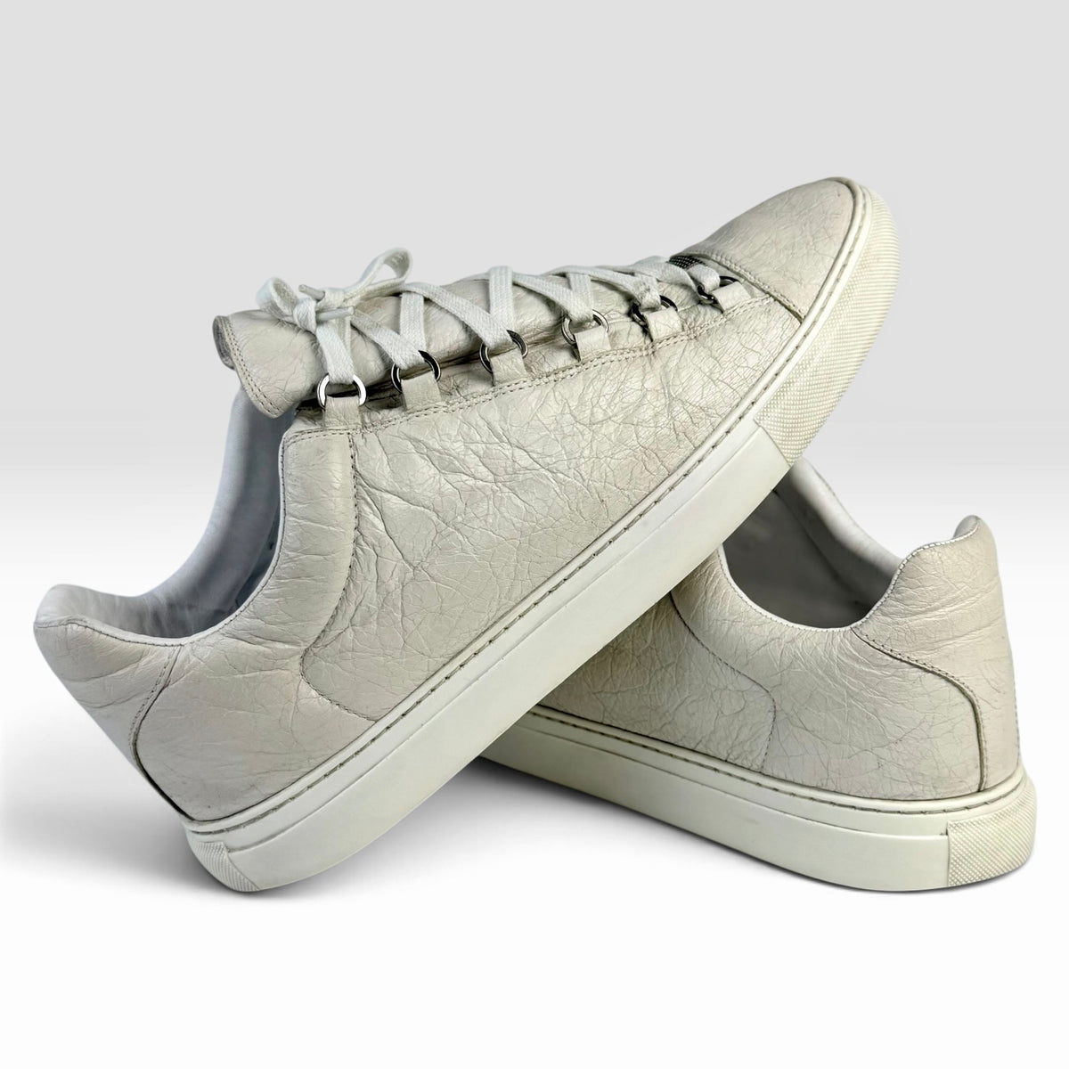 Balenciaga Arena Low White Leather