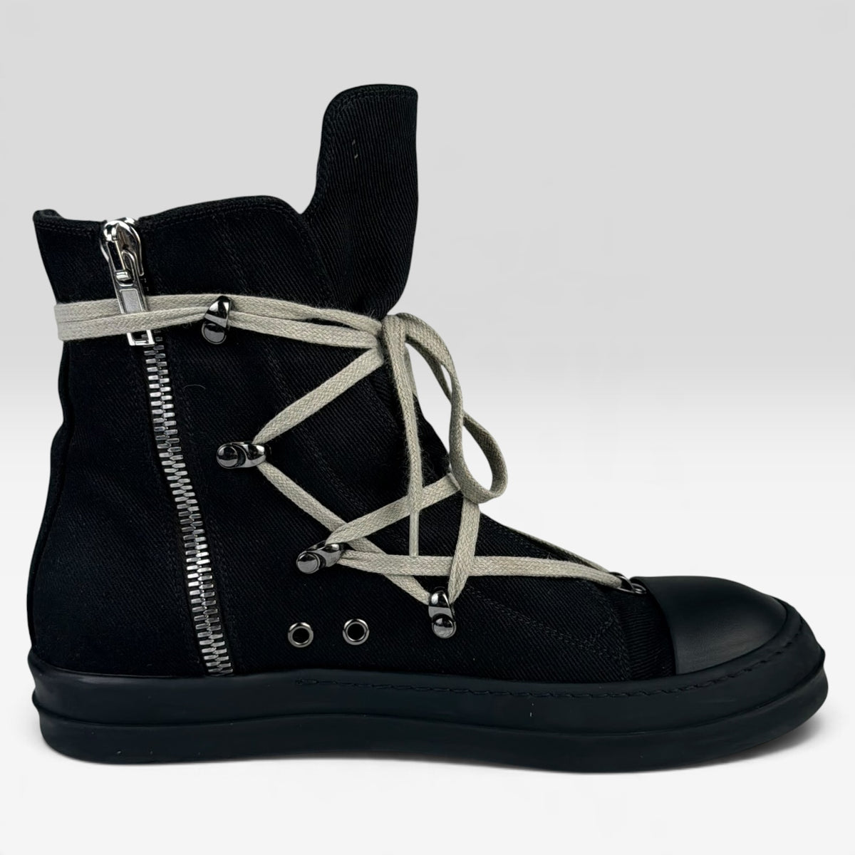 Rick Owens DRKSHDW Hexagram Ramones High Black/Pearl Incaltaminte Barbati RICK OWENS DRKSHDW în mărimile 41 – ofertă V STEALS