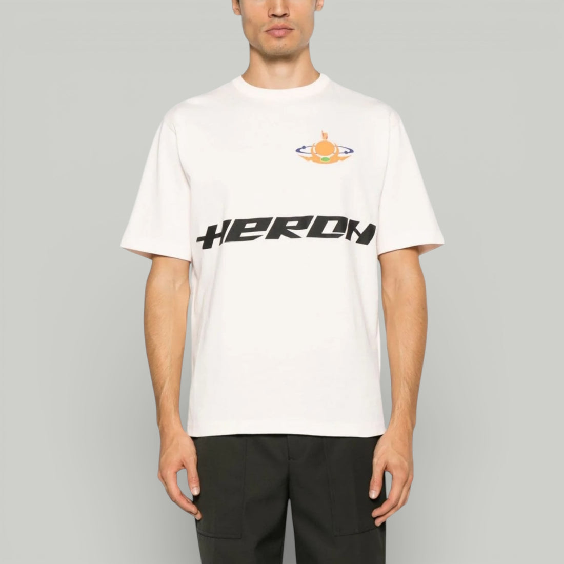 Heron Preston Light Pink HP Globe T-shirt