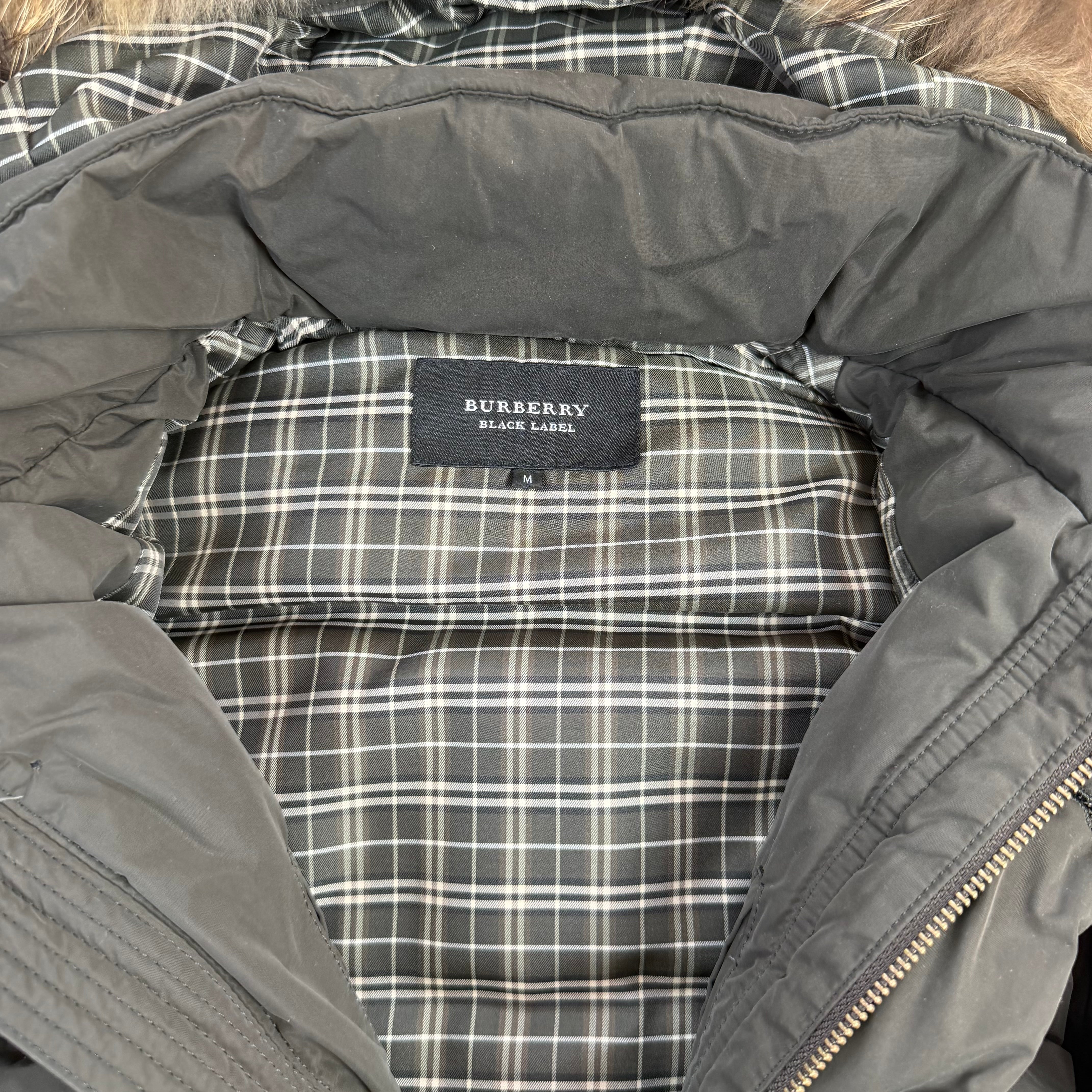 Burberry Black Label Down Puffer Jacket Khaki