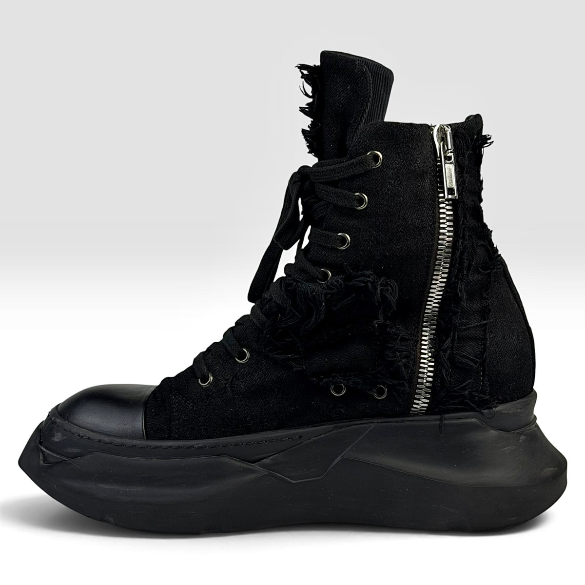 Rick Owens DRKSHDW Destroyed Abstract Black