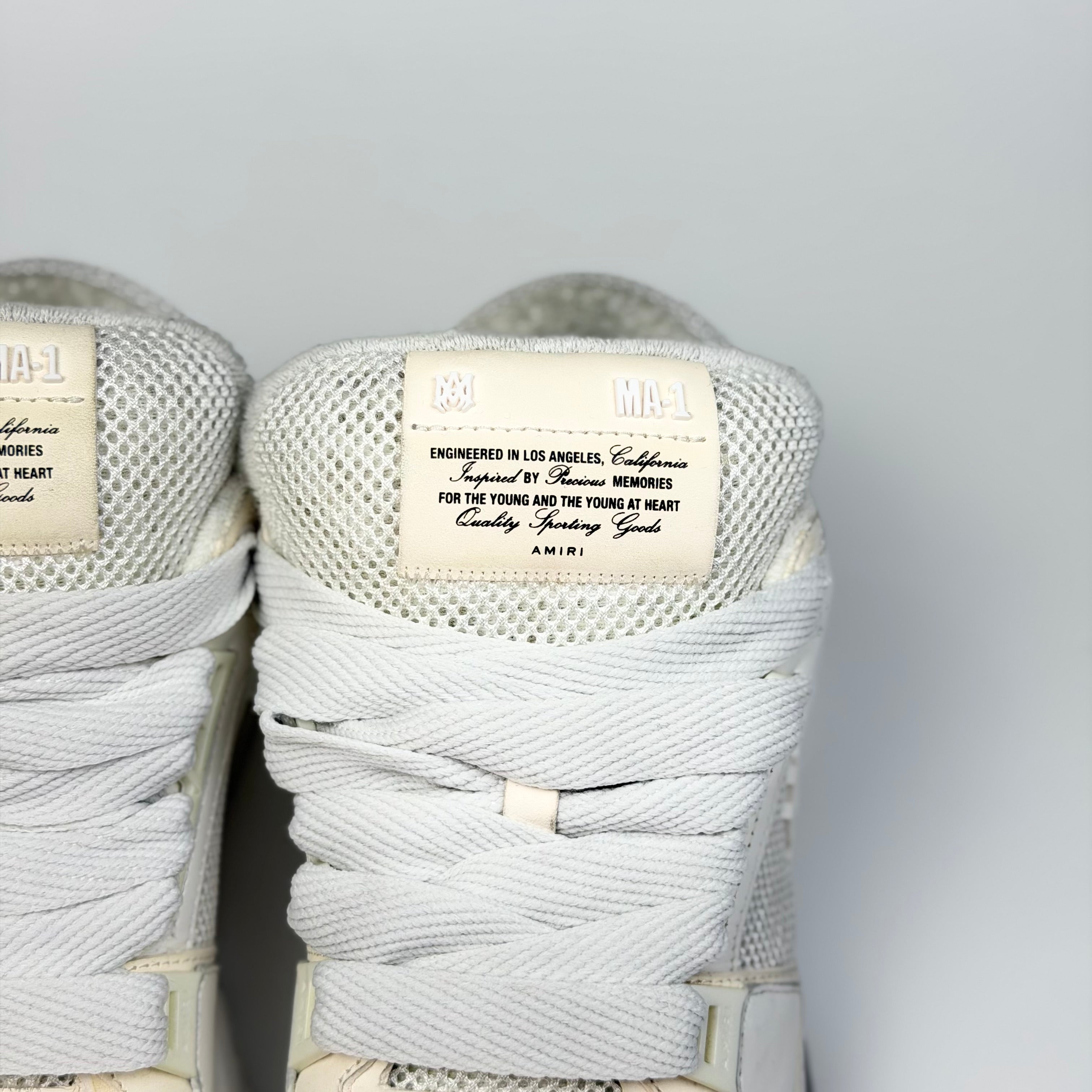 Amiri MA-1 Alabaster White Sneakers