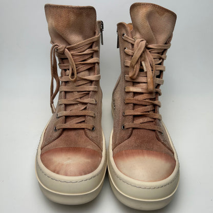 Rick Owens Ramones High Faded Pink - V STEALS