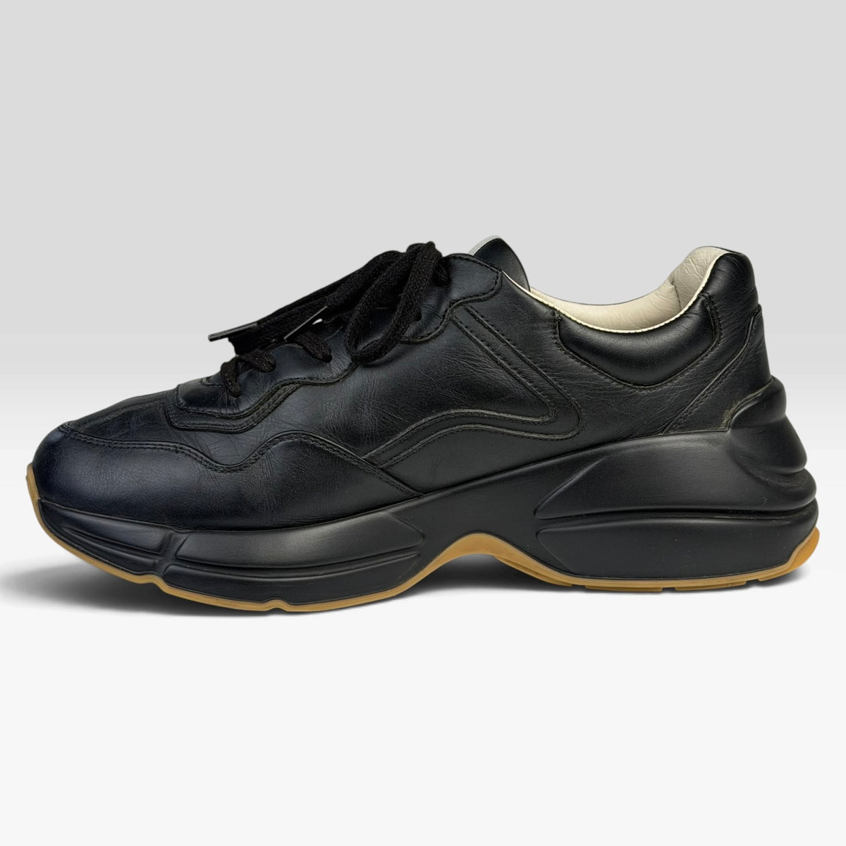 Gucci Rhyton Web Print Black