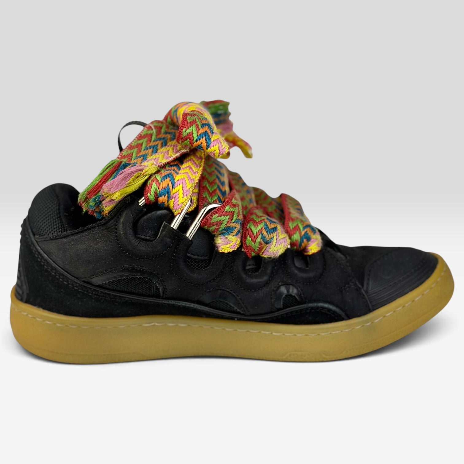 Lanvin Curb Black Sneakers