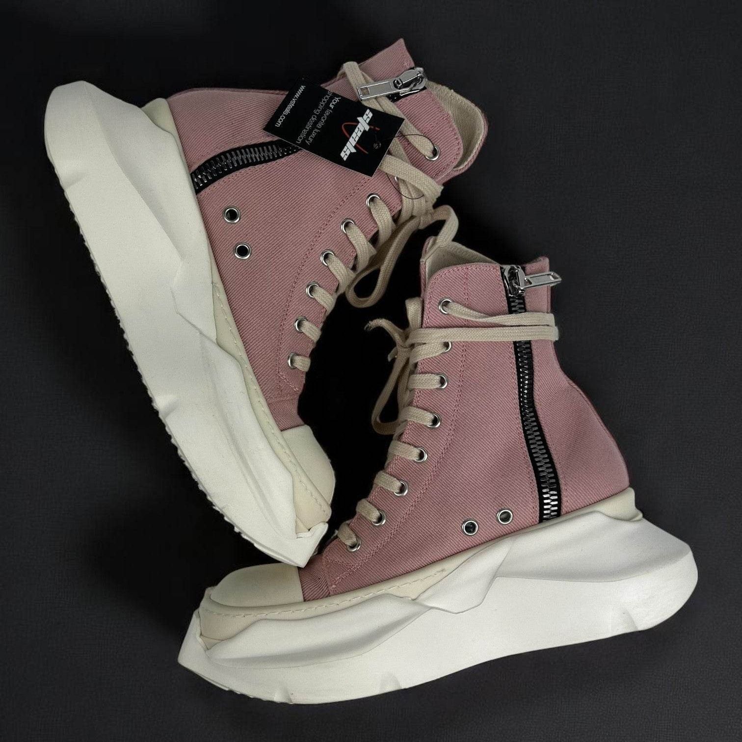 Rick Owens Ramones High Abstract Pink - V STEALS