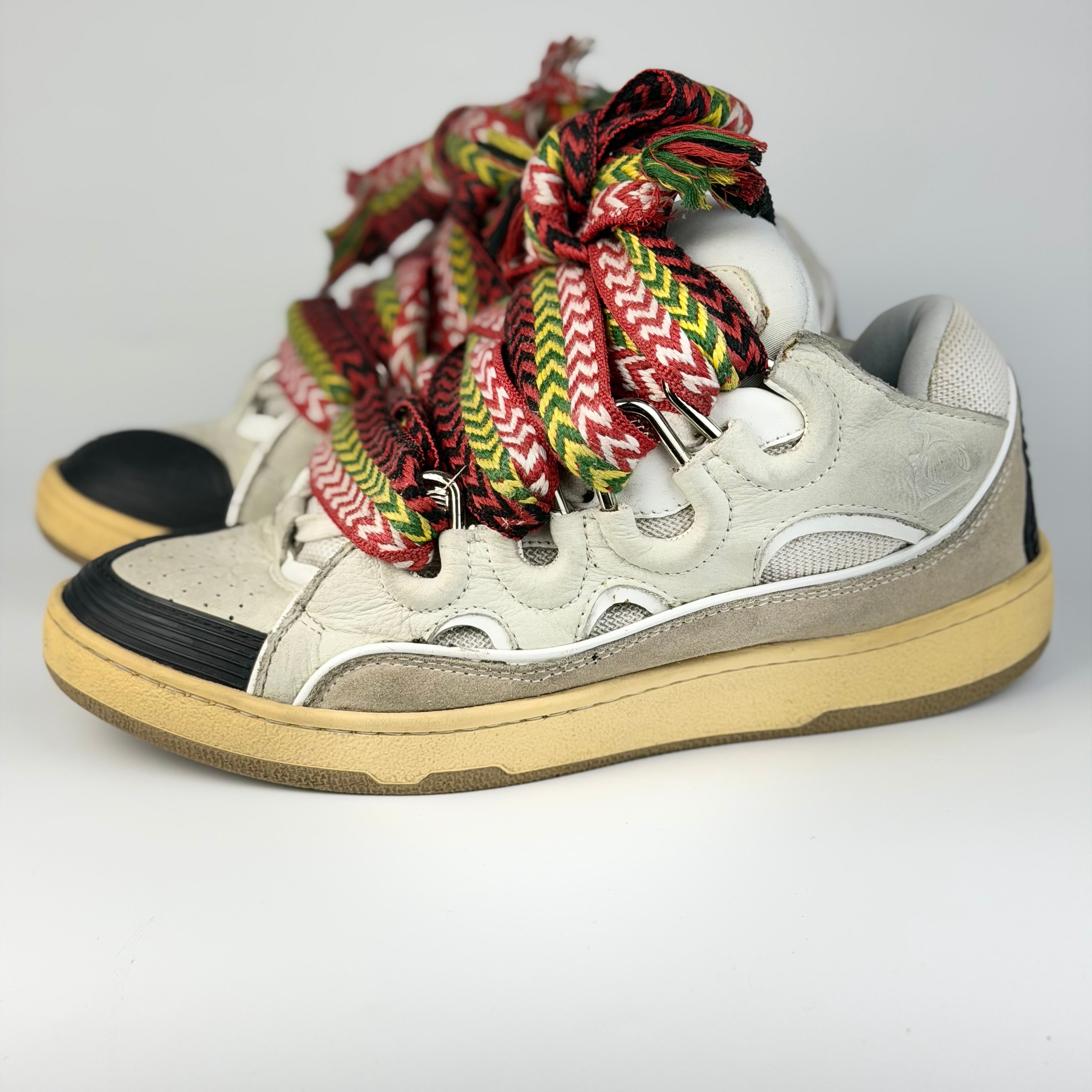 Lanvin Curb White Sneakers
